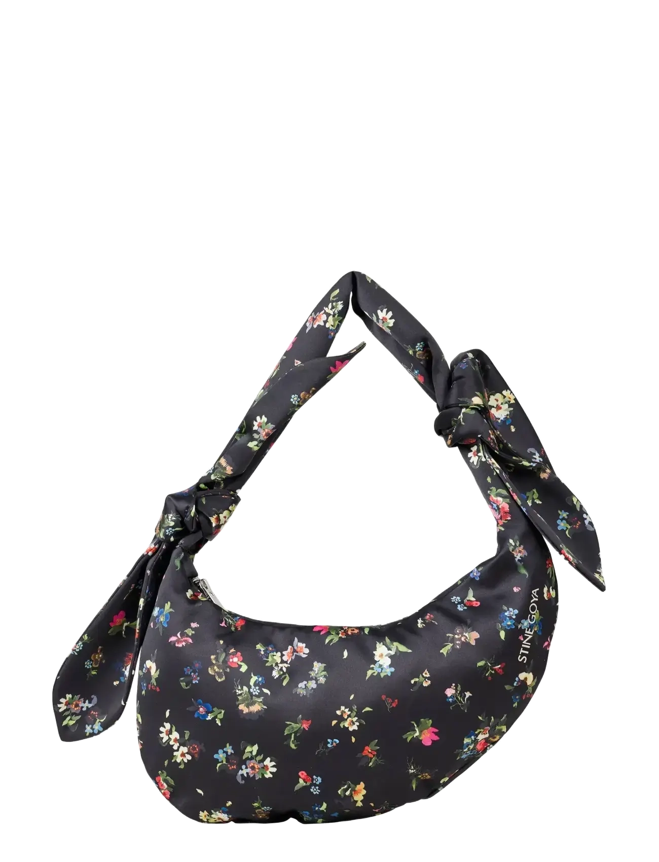 2314 Knotted Satchel, Satin Knotted - MAGNOLIA GARDEN