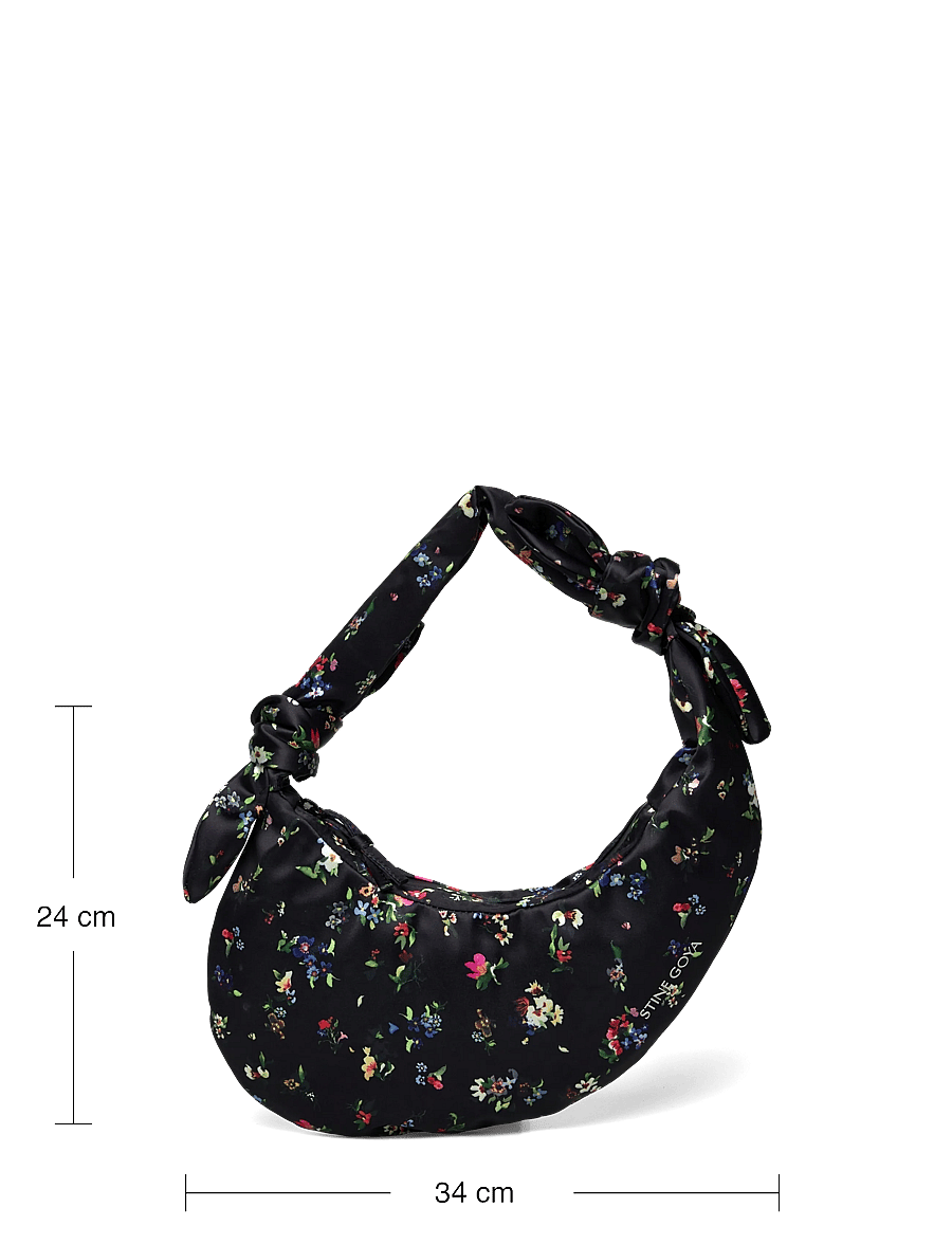 STINE GOYA - 2314 Knotted Satchel, Satin Knotted - særlige begivenheder - magnolia garden - 3