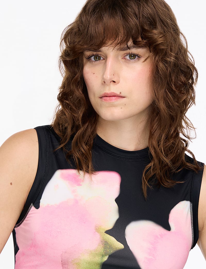 STINE GOYA - 2244 Stocking Jersey, Elastic Tank - aptemtos suknelės - melting flowers - 4