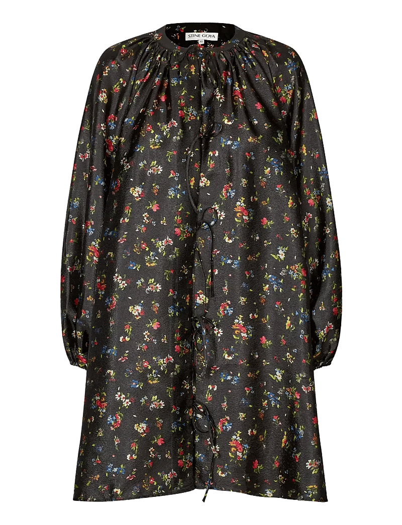 STINE GOYA - 2067 Flat Textured Poly, Voluminous - partykleider - magnolia garden - 1