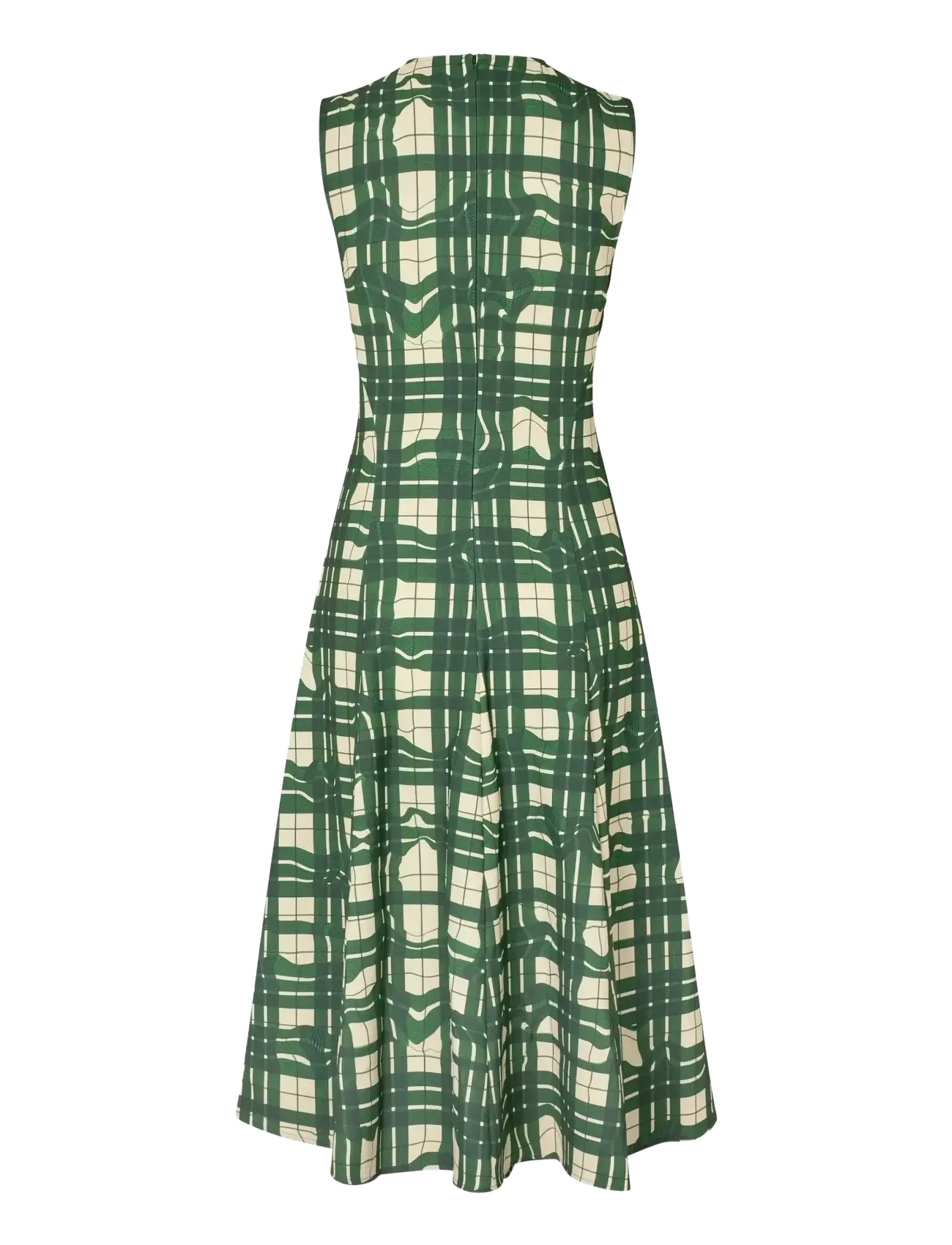 STINE GOYA - 2429 Checkered Cady, Sleeveless Gat - checkered wave - 2