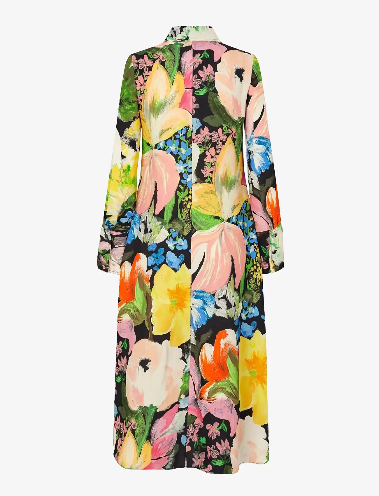 STINE GOYA - 2436 Heavy Dry Viscose, Front Plack - särkkleidid - flowers under the sun - 1