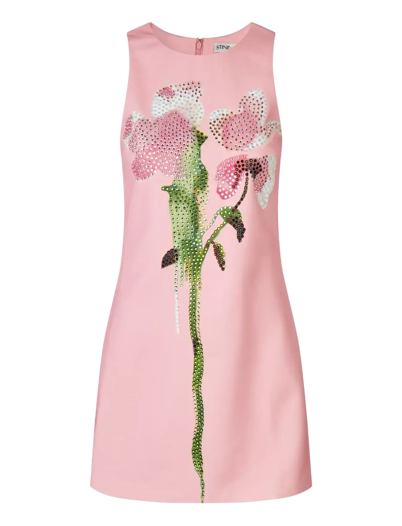 2443 Heavy Bonded Crepe, Garter Min - MELTING FLOWERS