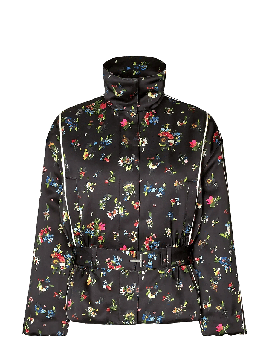 STINE GOYA - 2407 Satin Ruffle, Cinched Aviator - utility-jacken - magnolia garden - 1