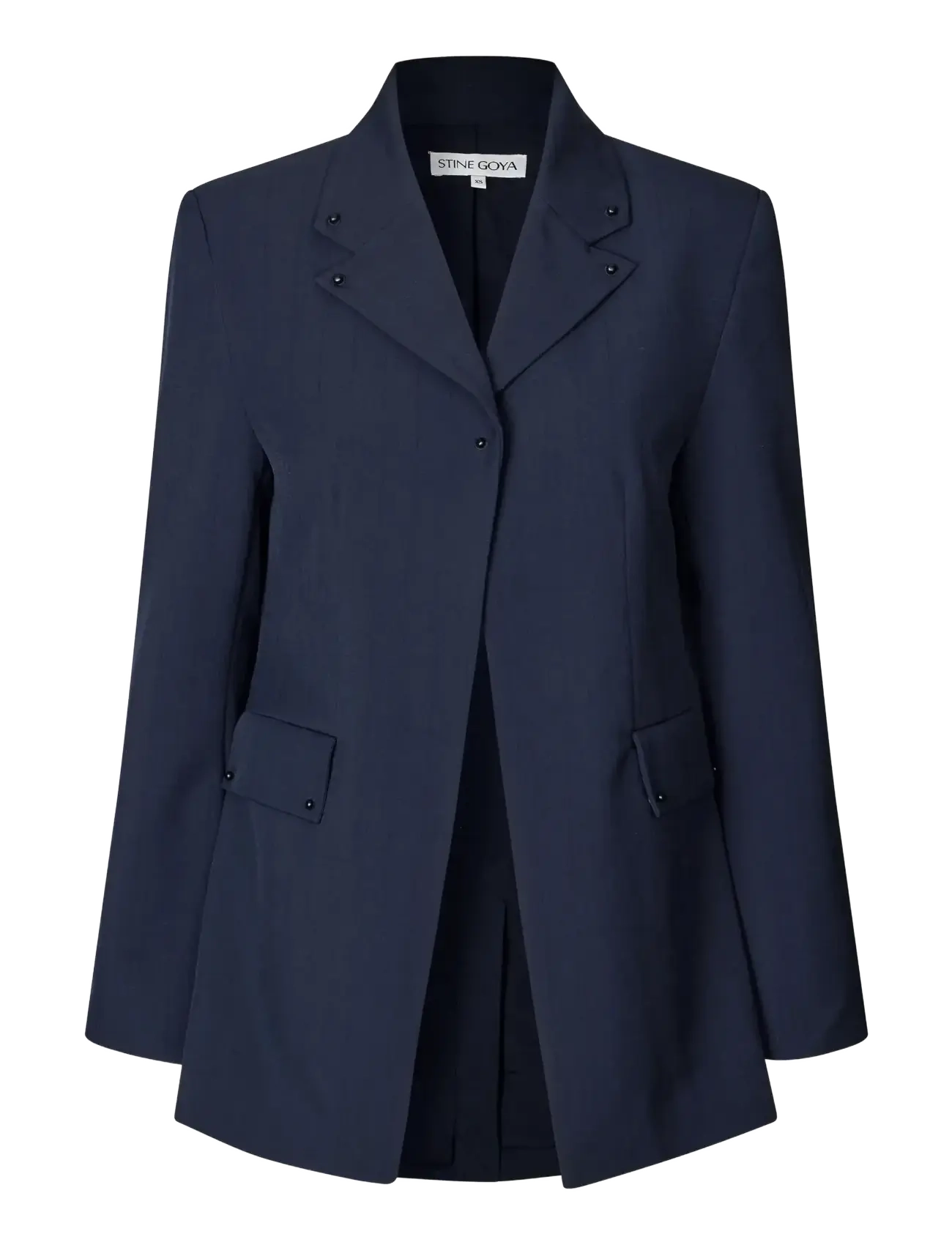 2435 Pinstripe Tailoring, Tailored - DARK BLUE