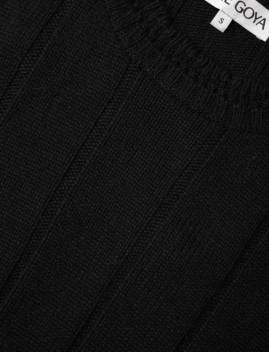 STINE GOYA - 2359 Midweight Wool, Bubble Knit Ve - kootud vestid - black - 4