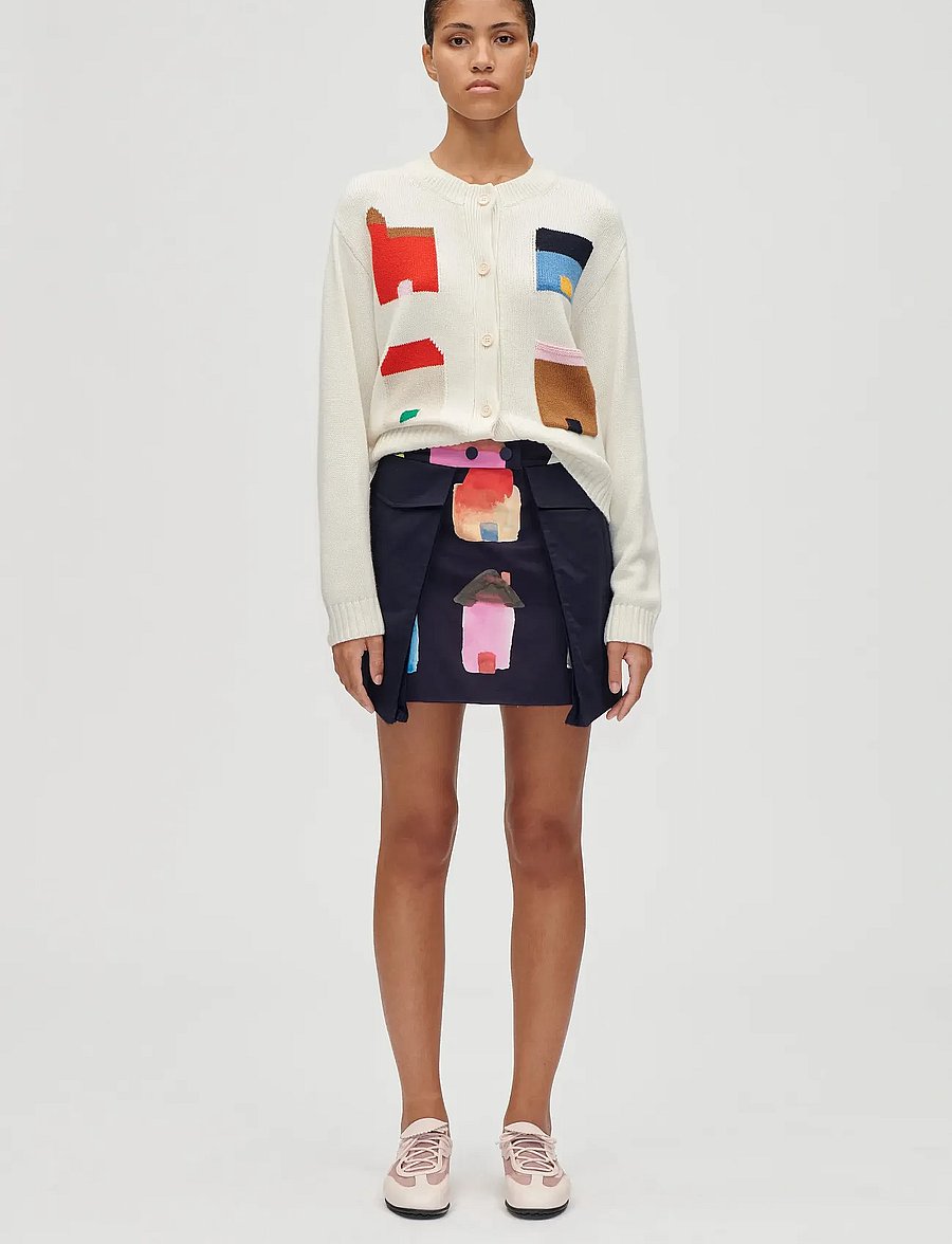 STINE GOYA - 2359 Midweight Wool, Cropped Pocket - refugios - 0