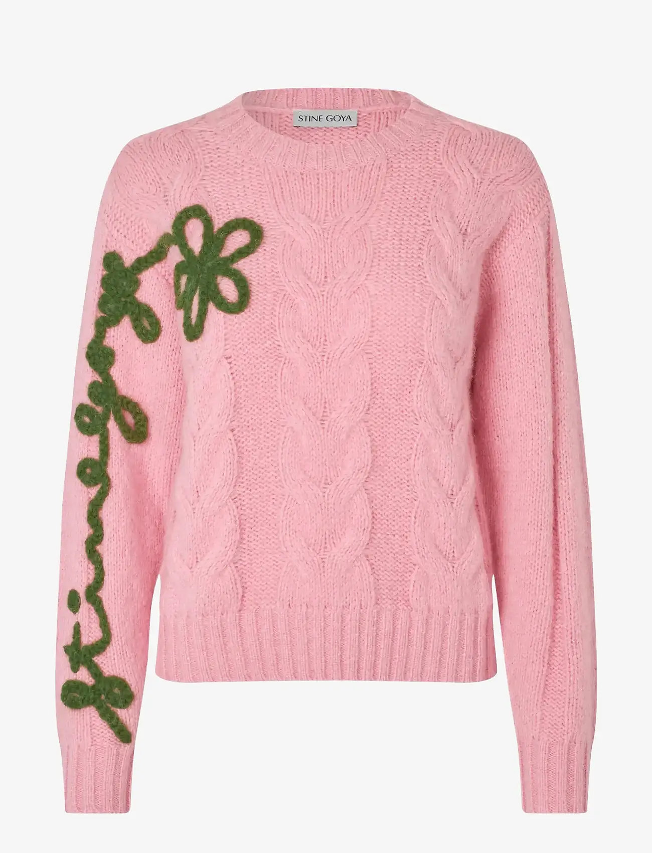 STINE GOYA - 2418 Midweight Alpaca Knit, Crewnec - sweaters - light pink - 0