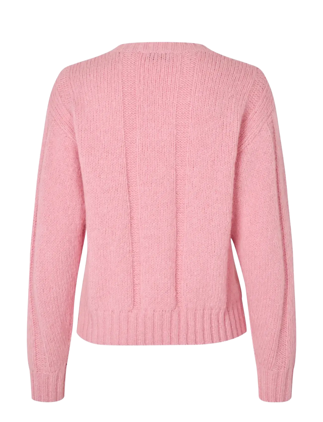 STINE GOYA - 2418 Midweight Alpaca Knit, Crewnec - trøjer - light pink - 1