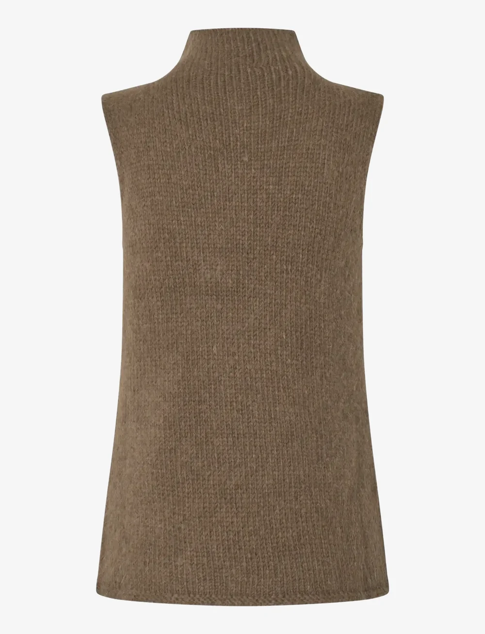 STINE GOYA - 2418 Midweight Alpaca Knit, Turtlen - strikveste - heart - 1