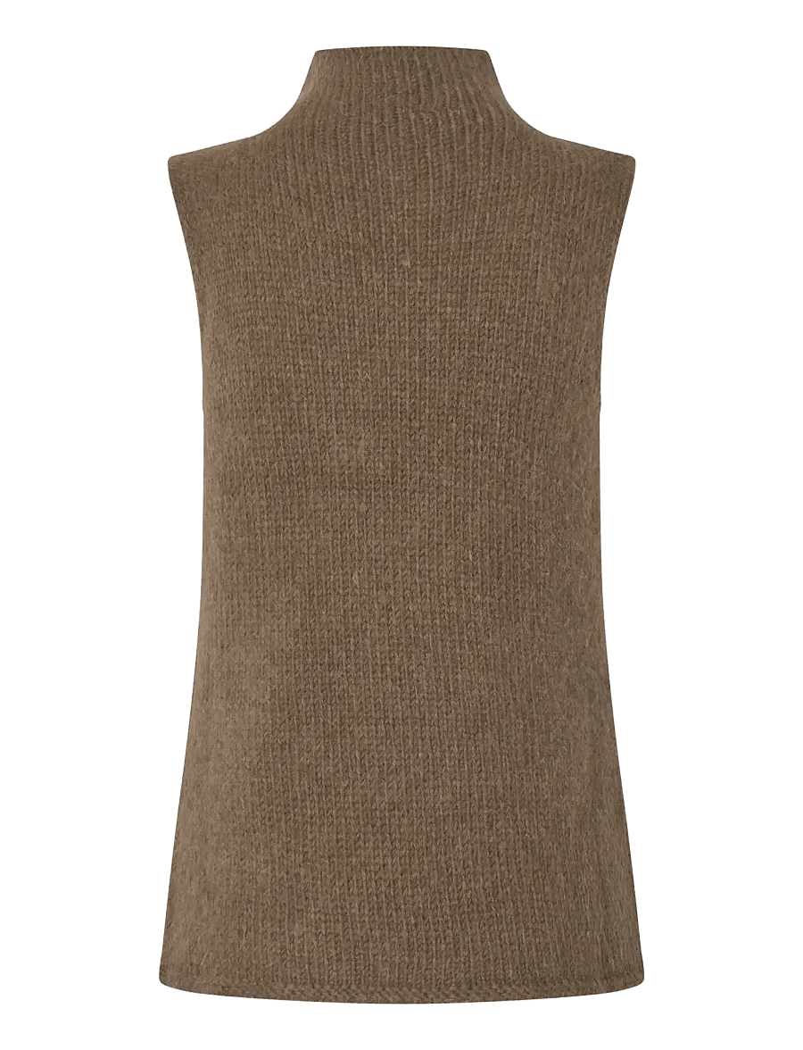STINE GOYA - 2418 Midweight Alpaca Knit, Turtlen - kamizelki z dzianiny - heart - 1