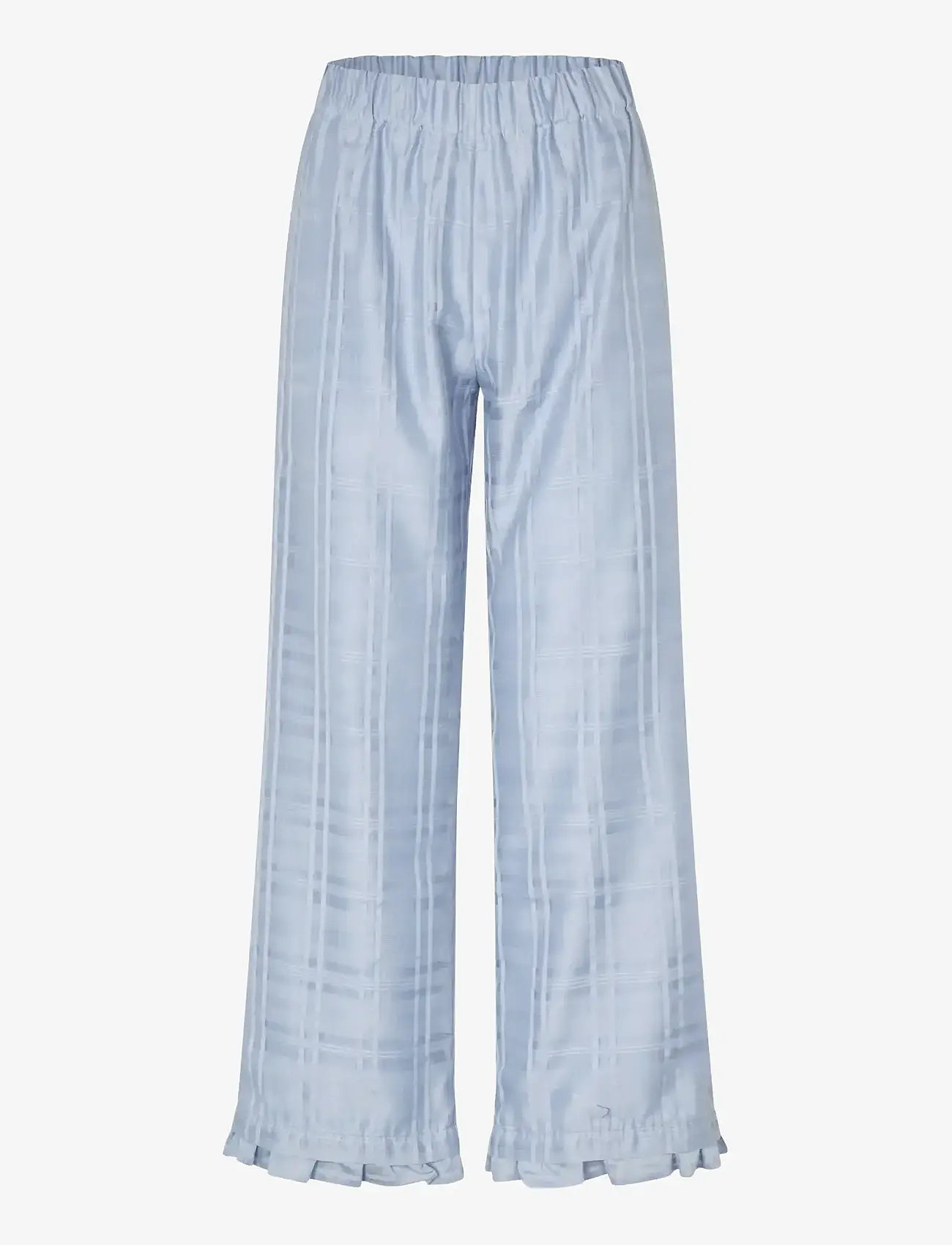 STINE GOYA - 2441 Sheer Organza Plaid, Sheer Ruf - culottes - brunnera blue - 1