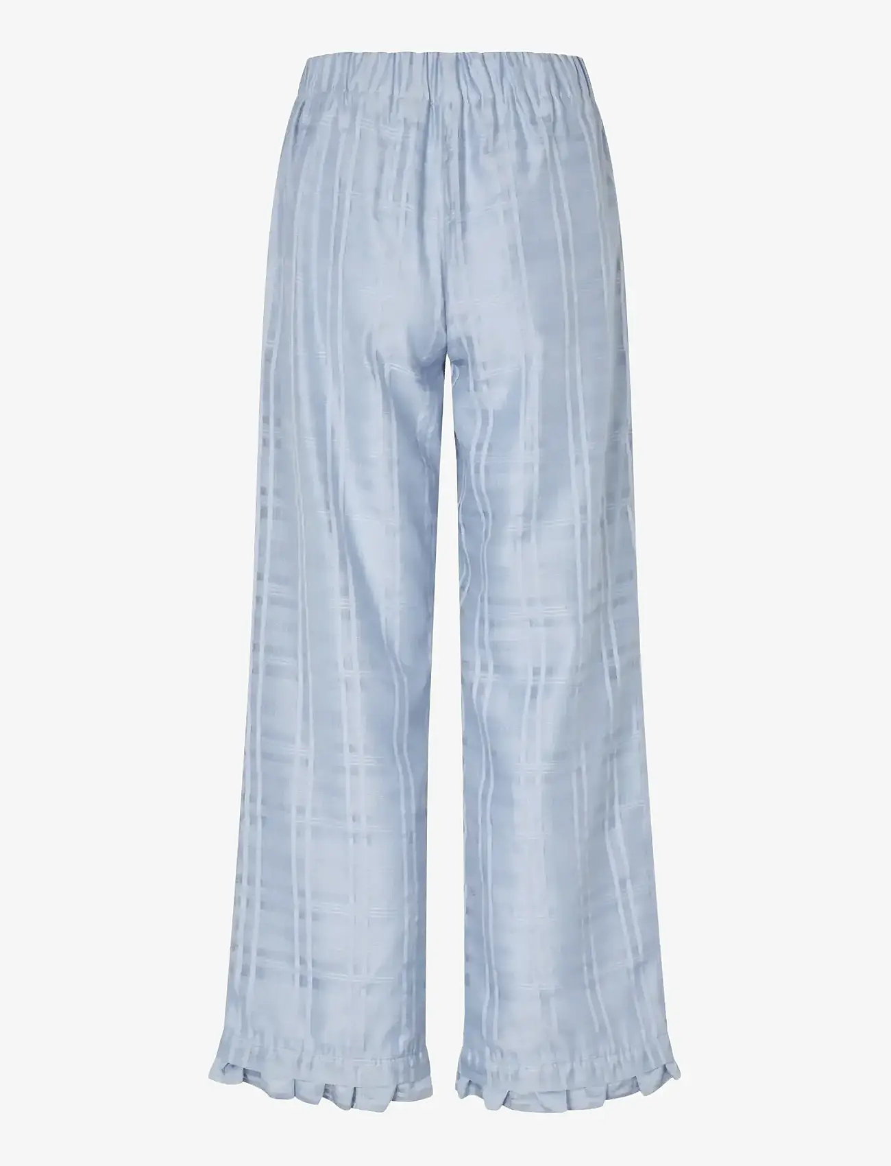 STINE GOYA - 2441 Sheer Organza Plaid, Sheer Ruf - culottes - brunnera blue - 2