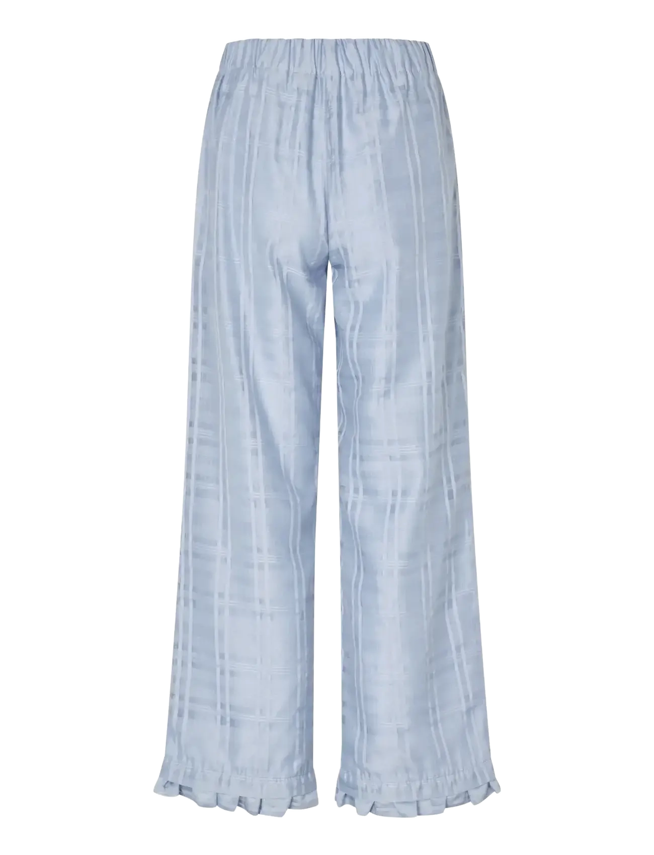STINE GOYA - 2441 Sheer Organza Plaid, Sheer Ruf - culottes - brunnera blue - 2