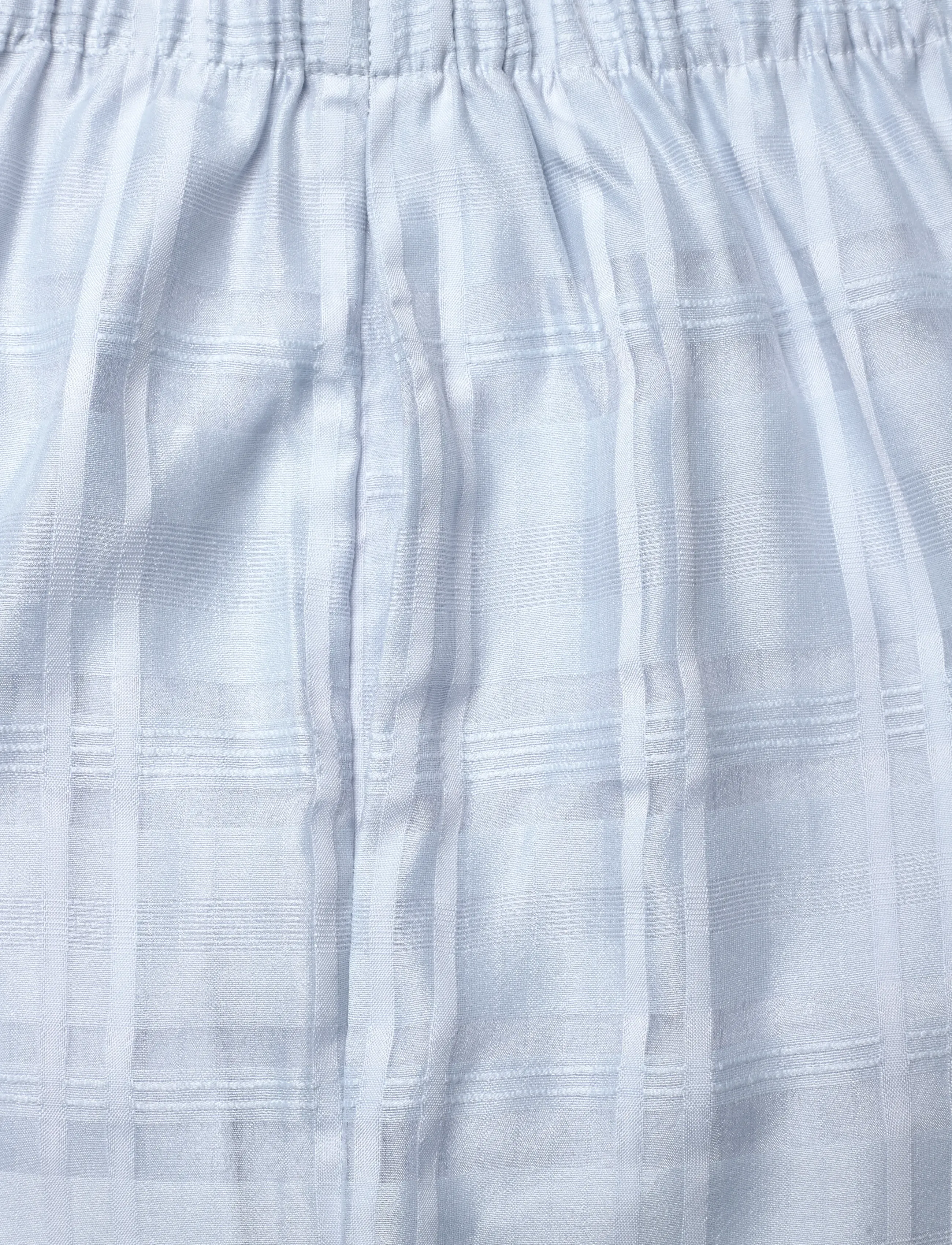 STINE GOYA - 2441 Sheer Organza Plaid, Sheer Ruf - culottes - brunnera blue - 4