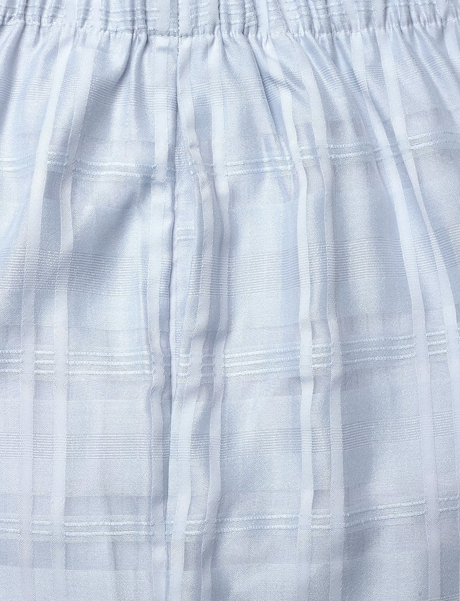 STINE GOYA - 2441 Sheer Organza Plaid, Sheer Ruf - culottes - brunnera blue - 4