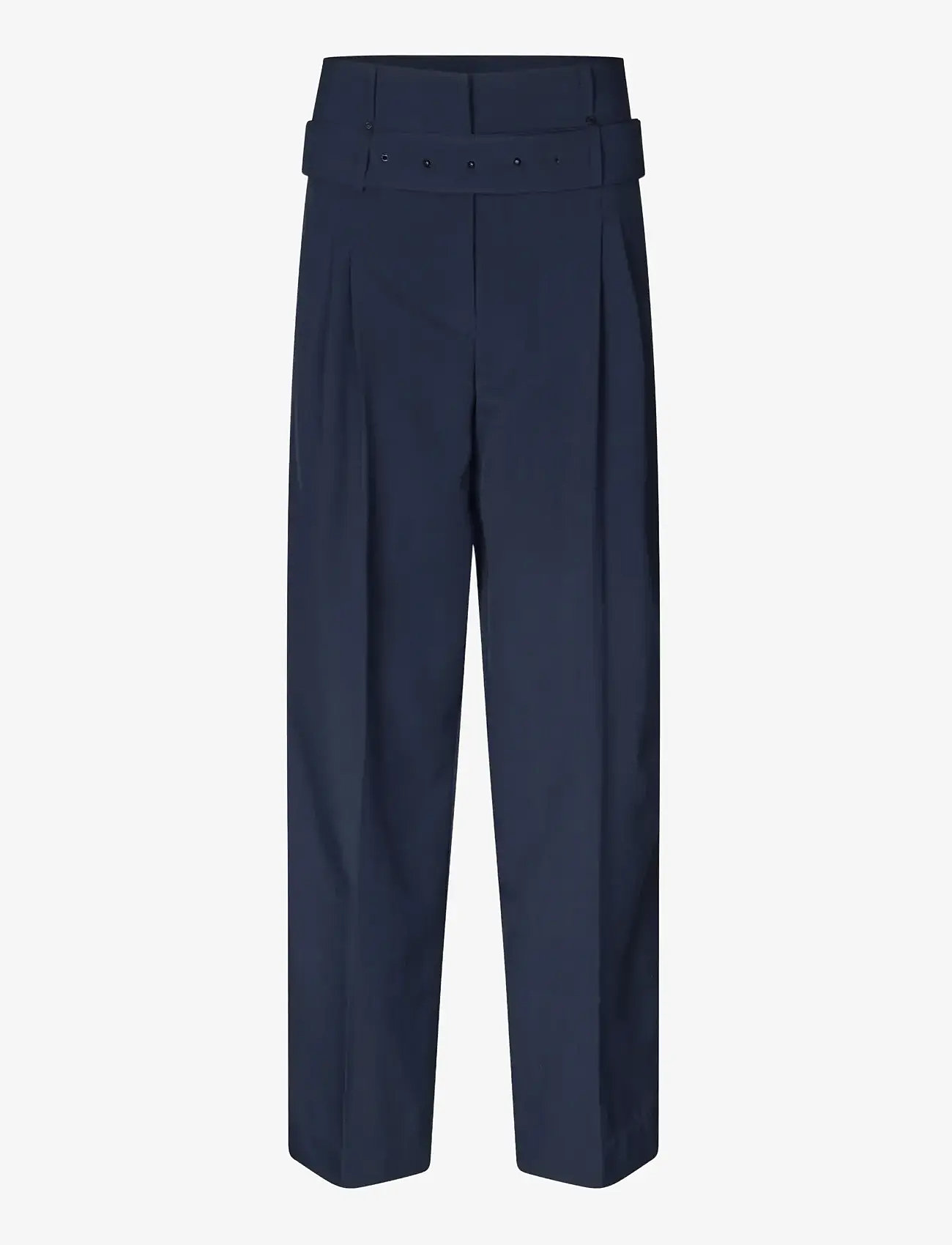 STINE GOYA - 2435 Pinstripe Tailoring, Belted Ta - formell - dark blue - 0