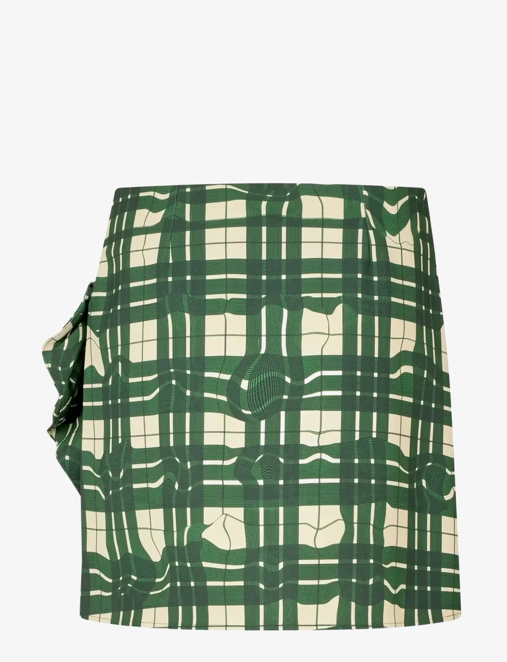 STINE GOYA - 2429 Checkered Cady, Asymmetric Gat - korta kjolar - checkered wave - 2