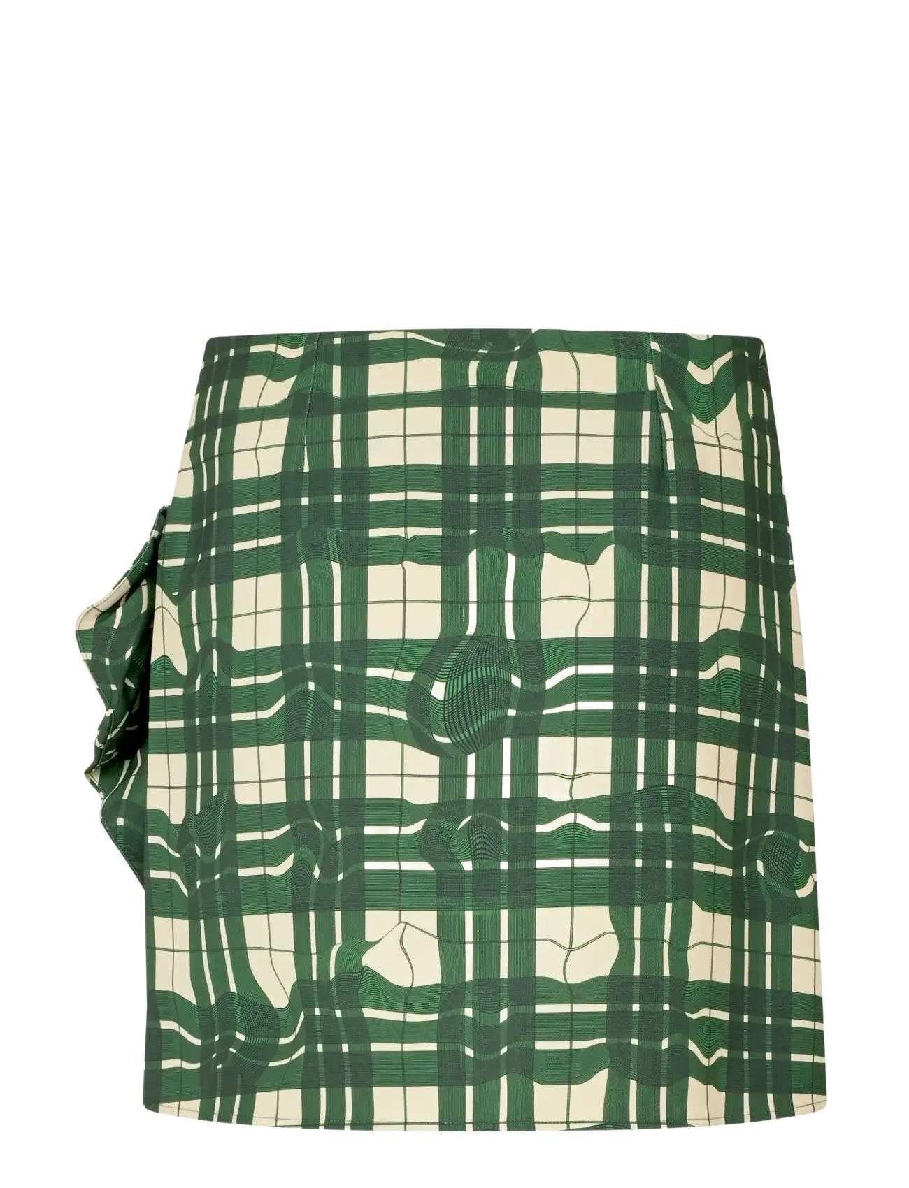 STINE GOYA - 2429 Checkered Cady, Asymmetric Gat - korta kjolar - checkered wave - 2