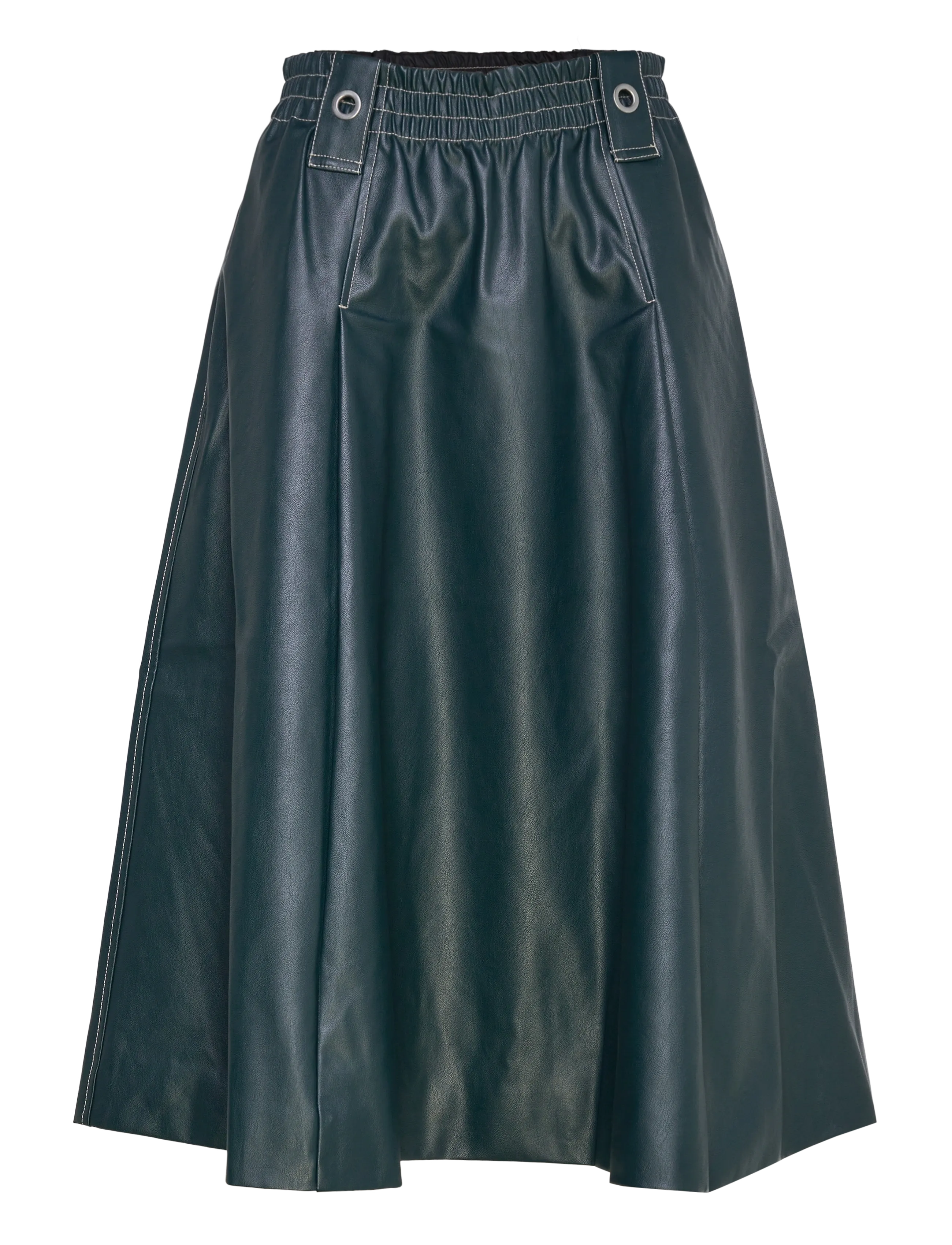 STINE GOYA 2362 Heavy Weight Faux Leather, Gat - Transitional Layering - DARK GREEN / khaki/green