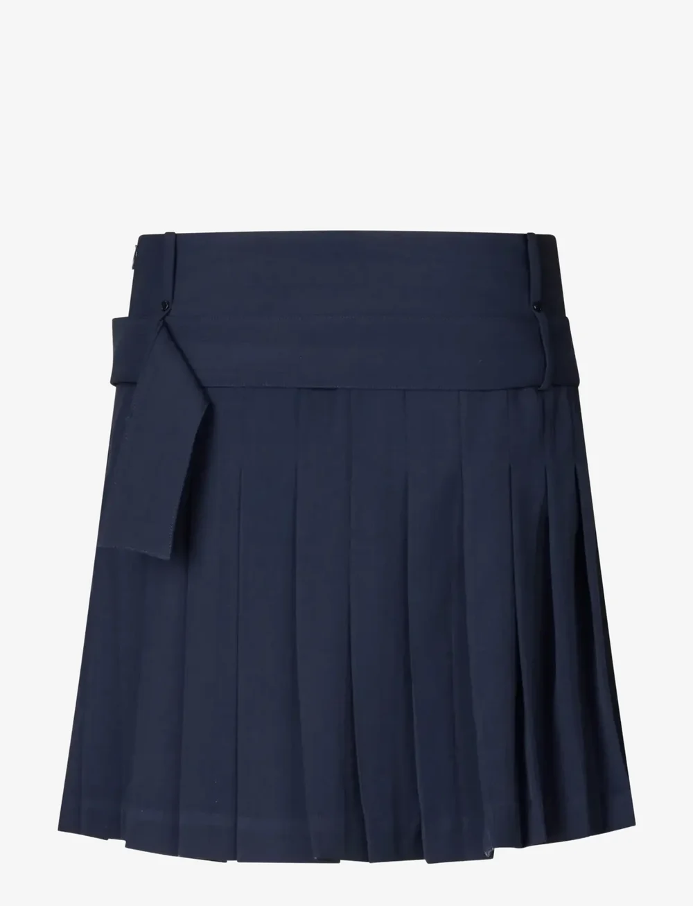 STINE GOYA - 2435 Pinstripe Tailoring, Belted Pl - faltenröcke - dark blue - 1