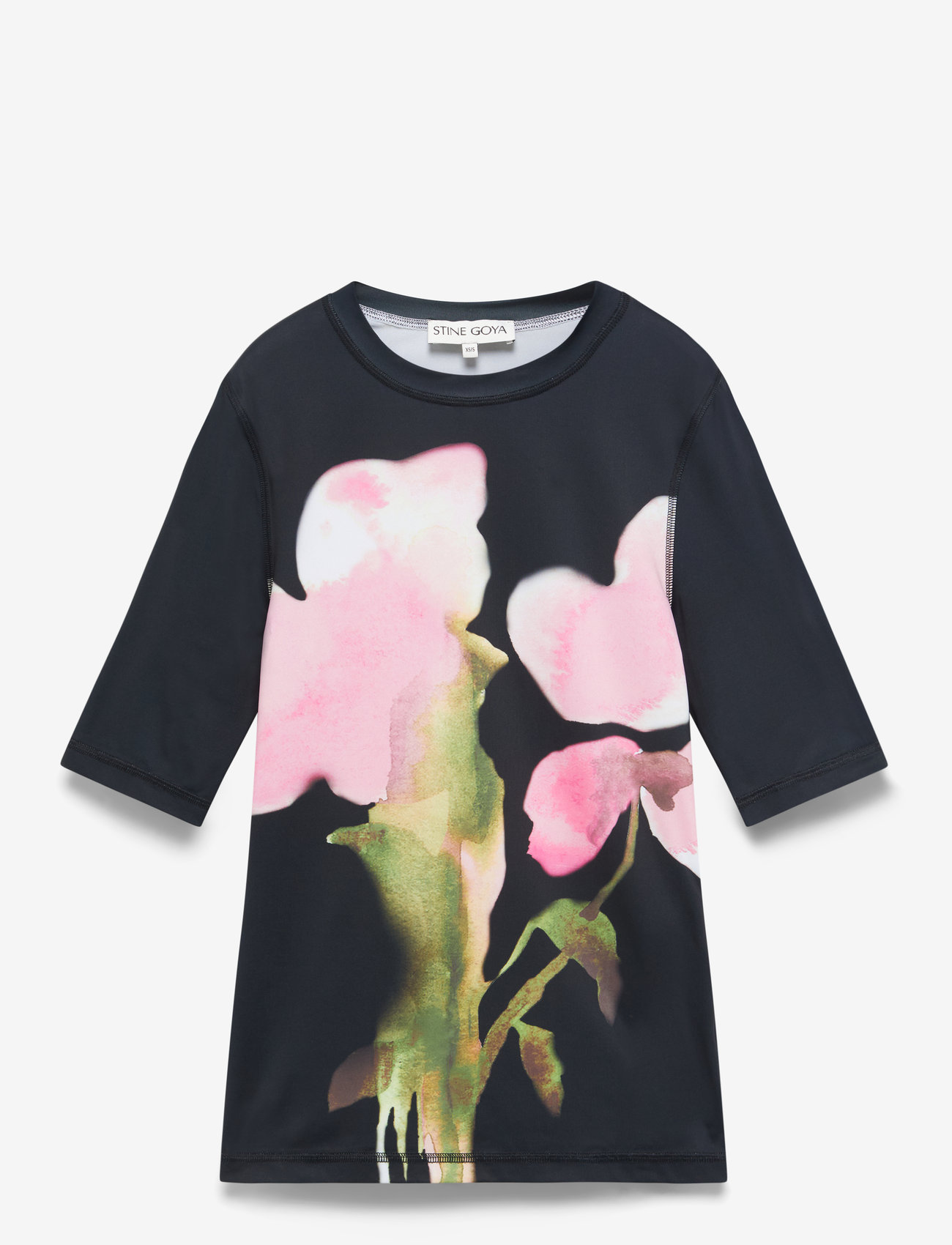 STINE GOYA - 2244 Stocking Jersey, Elastic Short - t-shirts - melting flowers - 2