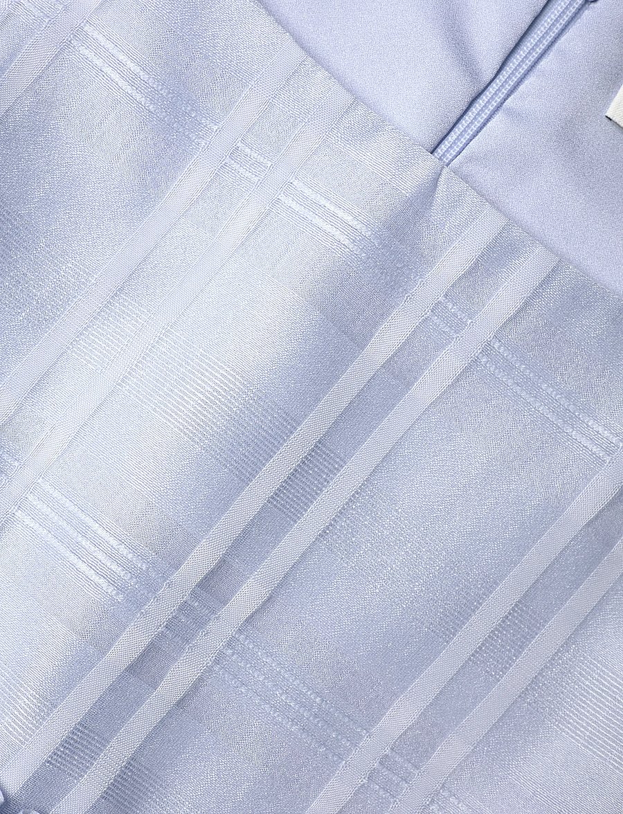 STINE GOYA - 2441 Sheer Organza Plaid, Sheer Ruf - kortærmede bluser - brunnera blue - 4