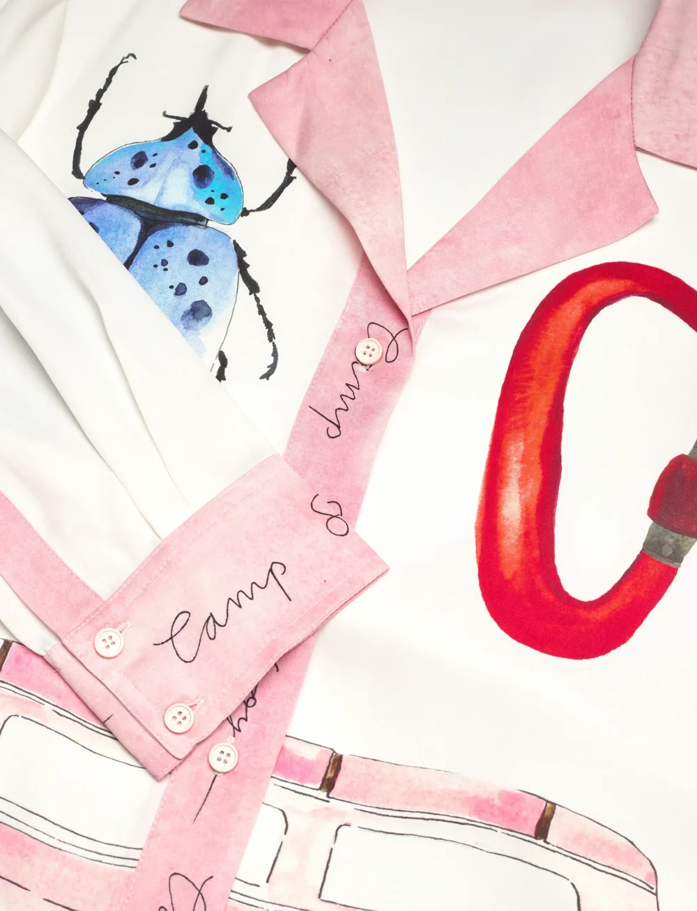 STINE GOYA - 2263 Dry Viscose, Loose Long Sleeve - långärmade blusar - camp stine goya - 4