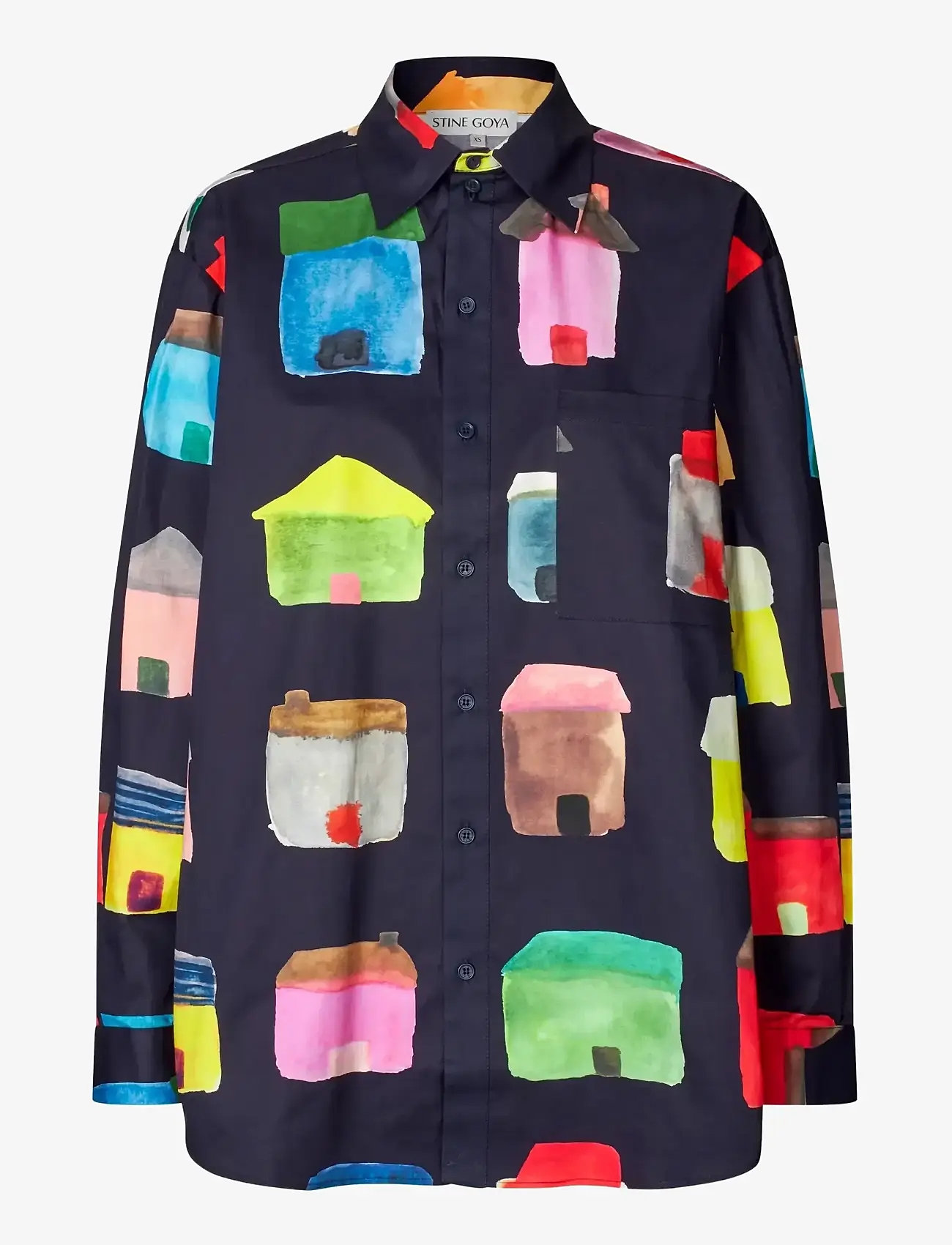 STINE GOYA - 2340 Midweight Cotton, Pocket Overs - denim shirts - refugios - 1