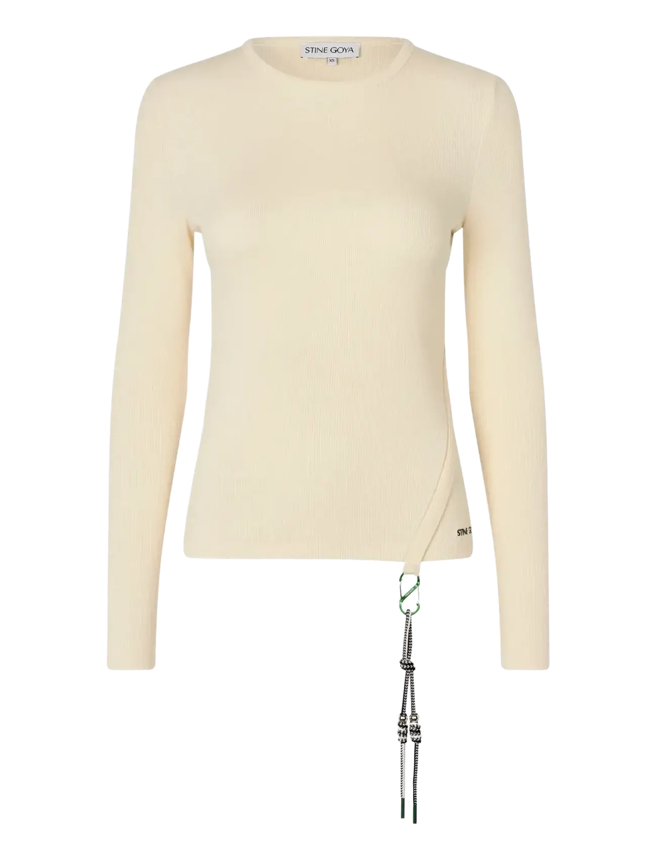 STINE GOYA 2385 Rib, Lange Ärmel Carabiner Rib Cream - L - Damen
