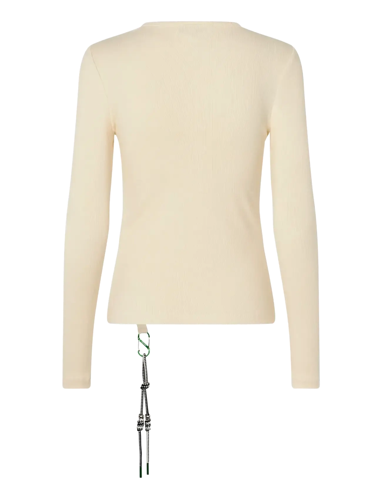 STINE GOYA - 2385 Rib, Long Sleeve Carabiner Rib - langärmlige tops - white - 2