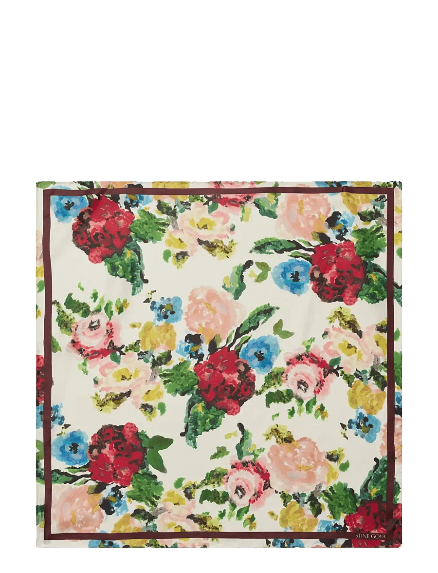 STINE GOYA - 2287 Silk Scarves, Small Scarf - besondere anlässe - ephemeral bloom - 0