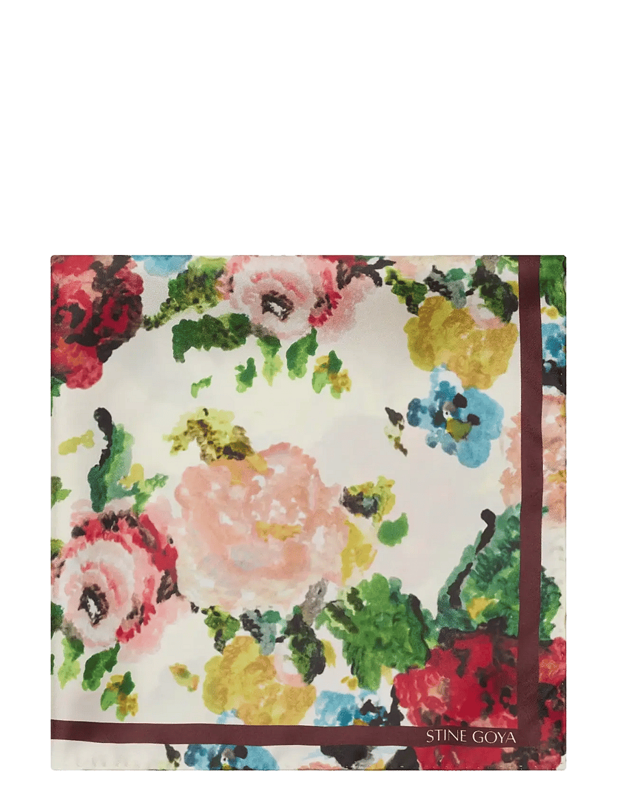 STINE GOYA - 2287 Silk Scarves, Small Scarf - besondere anlässe - ephemeral bloom - 1