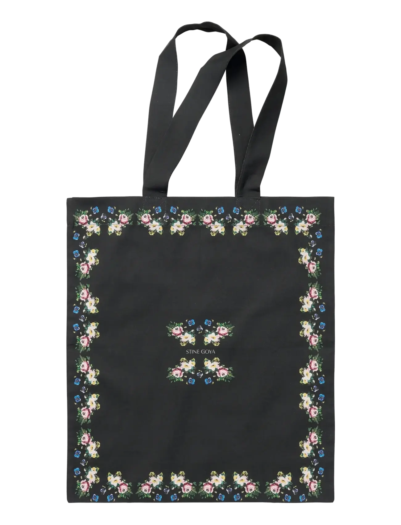 STINE GOYA 2285 Tote Bags, Cotton Tote - Shopper & Tote Bags - THE FLORAL FRAME / black