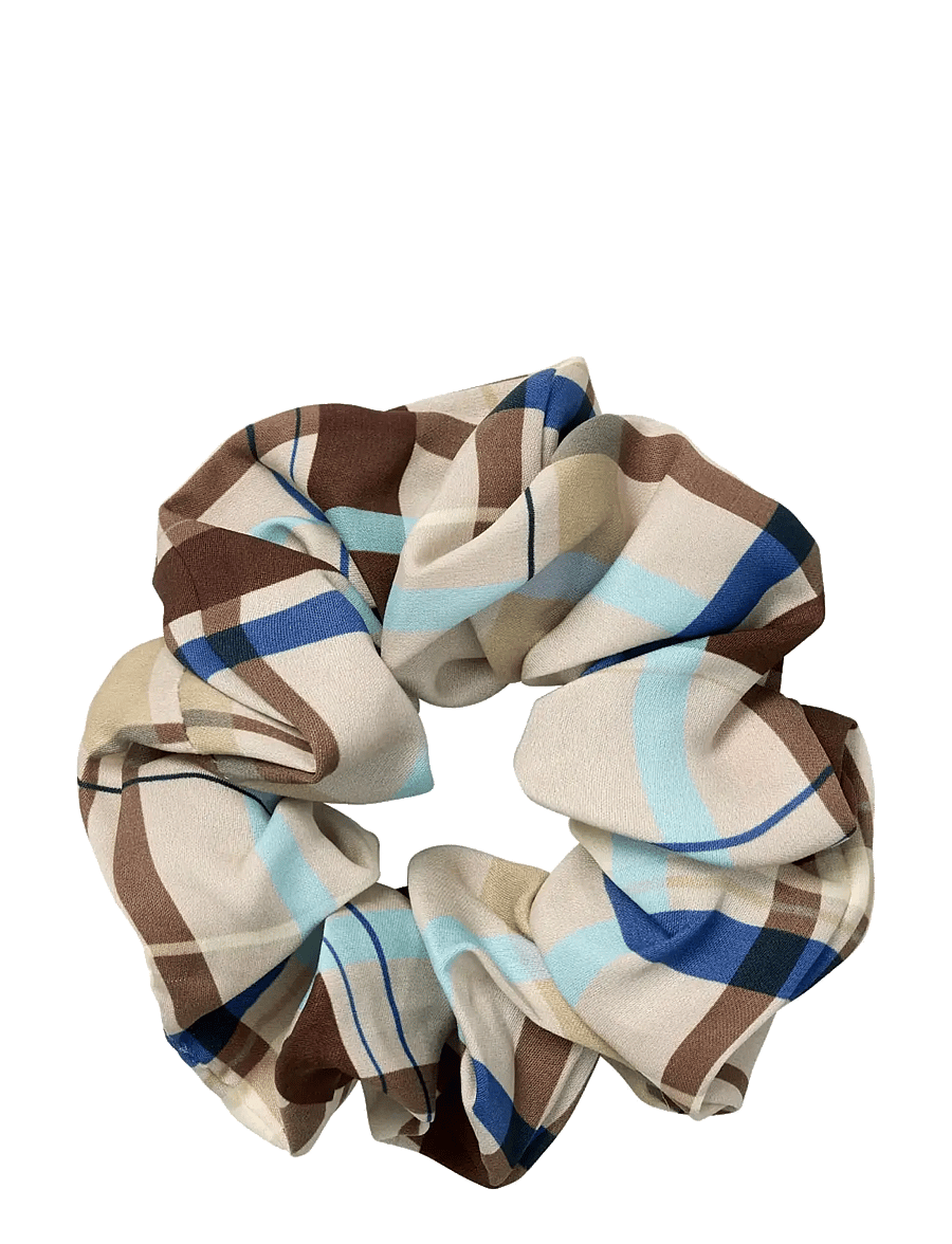 STINE GOYA - 2263 Dry Viscose, Scrunchie - haargummis & haarbänder - scarlet grid - 0
