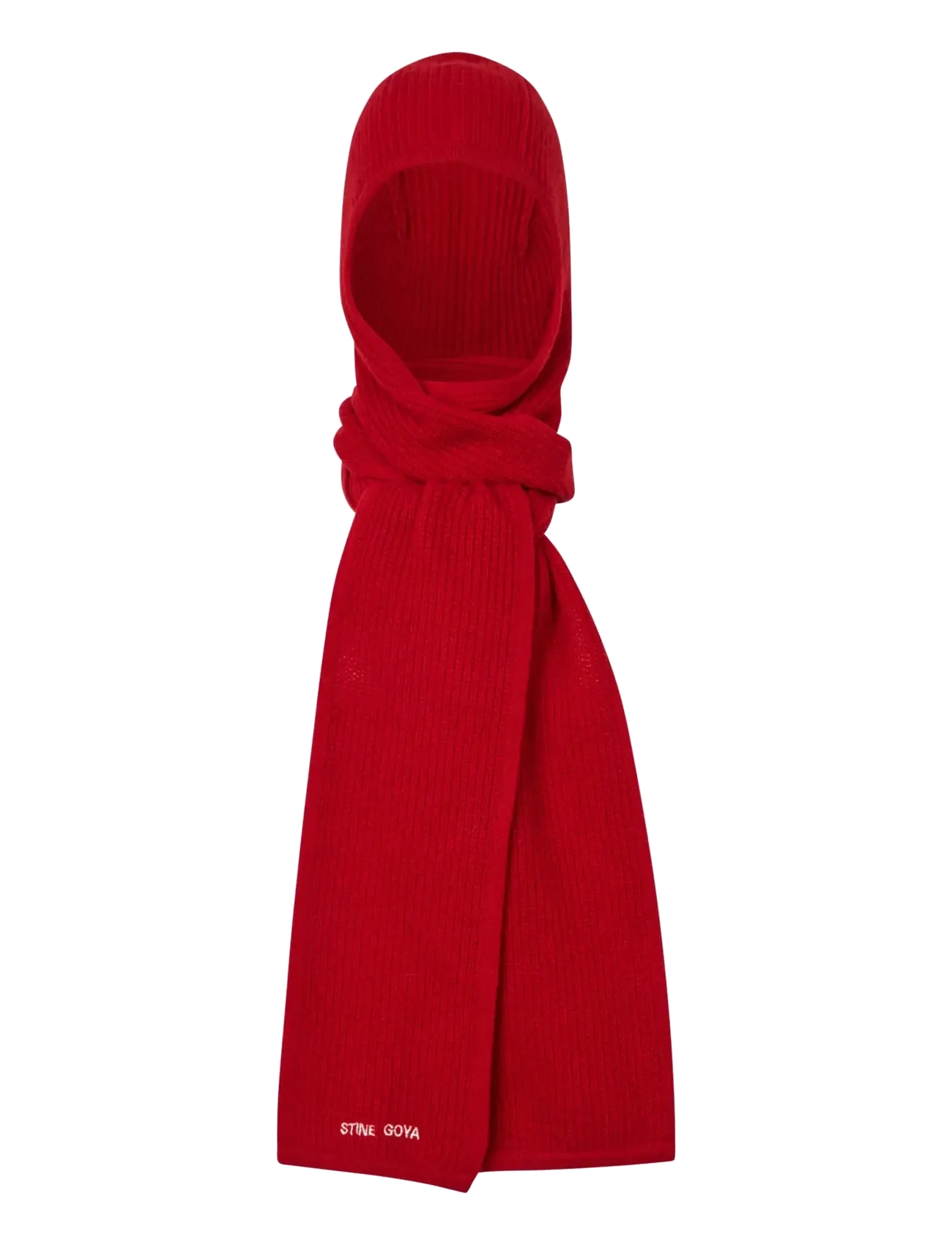 STINE GOYA 2530 Dense Wool, Knitted Head Scarf - Accessories - FIERY RED / red