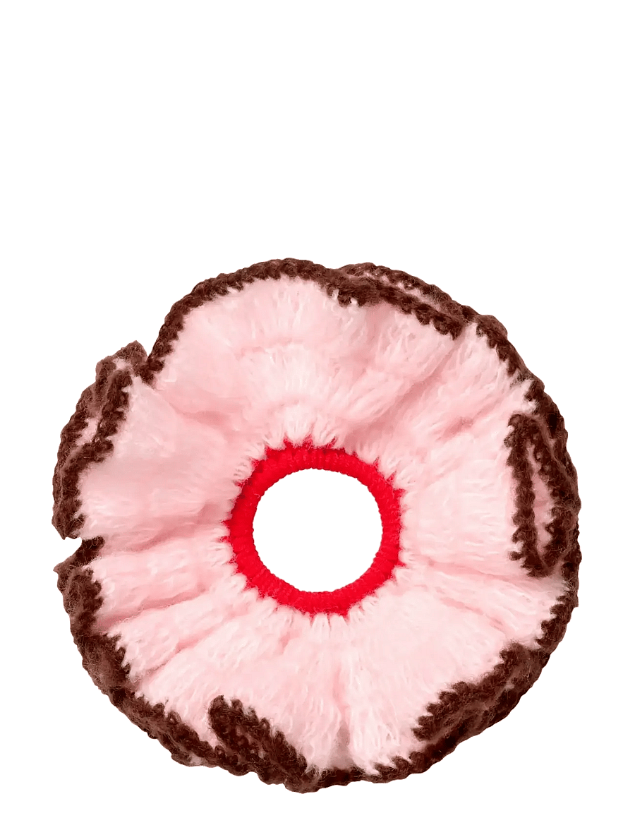 STINE GOYA - 2565 Knitted Accessories, Knitted S - hårbånd og hårsnore - pink / burgundy - 1