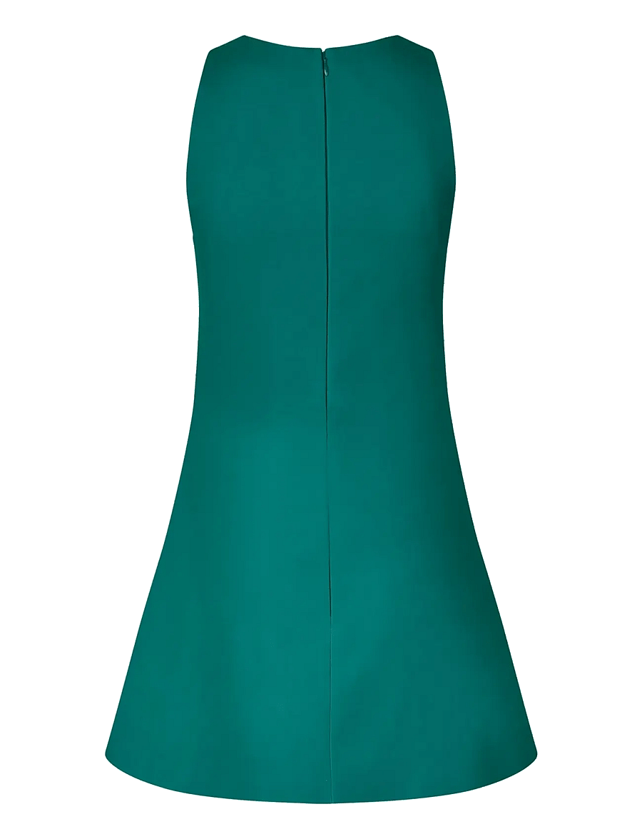 STINE GOYA - 2443 Heavy Crepe, Garter Mini Dress - cocktailklänningar - ephemeral bloom - 2