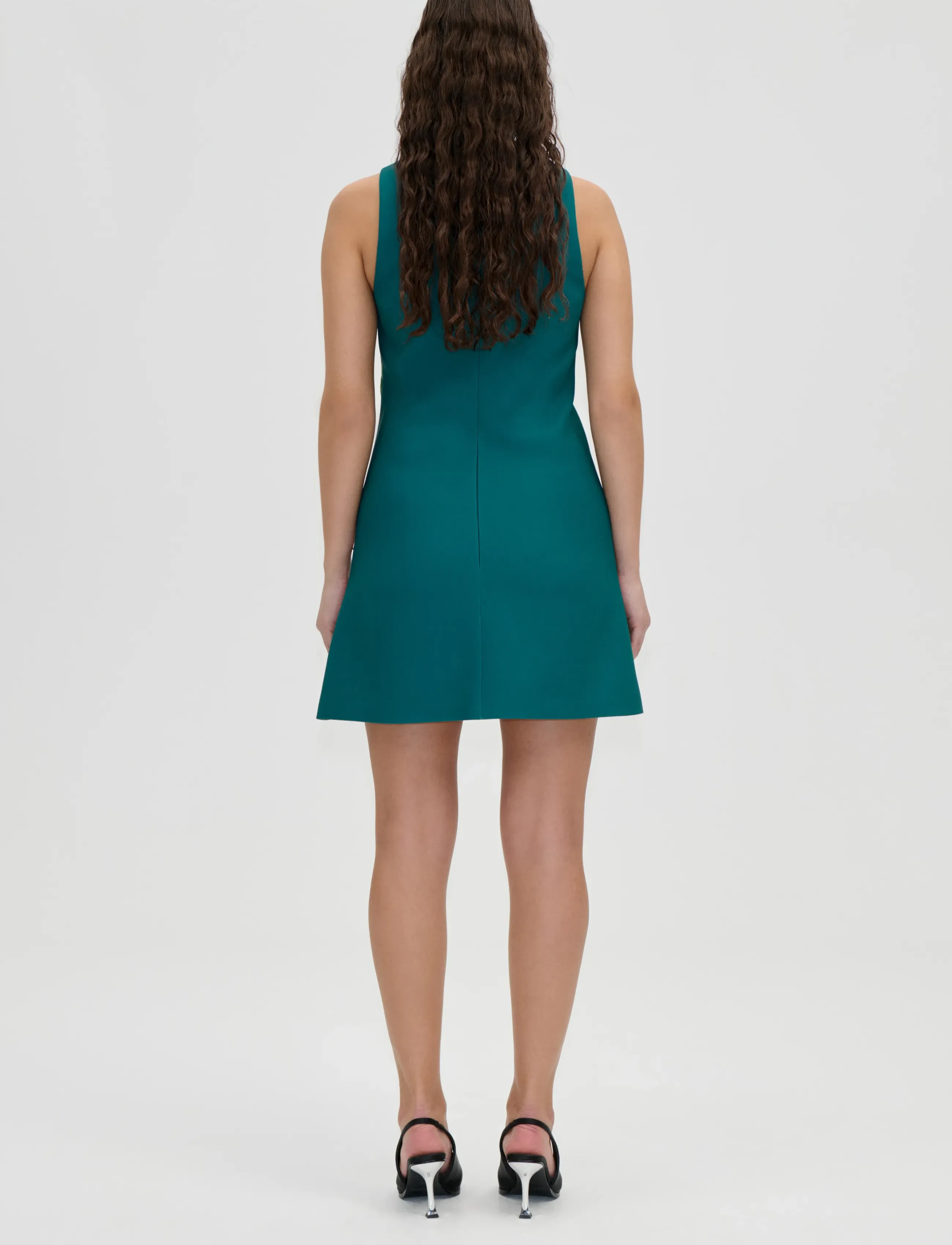 STINE GOYA - 2443 Heavy Crepe, Garter Mini Dress - cocktailklänningar - ephemeral bloom - 3