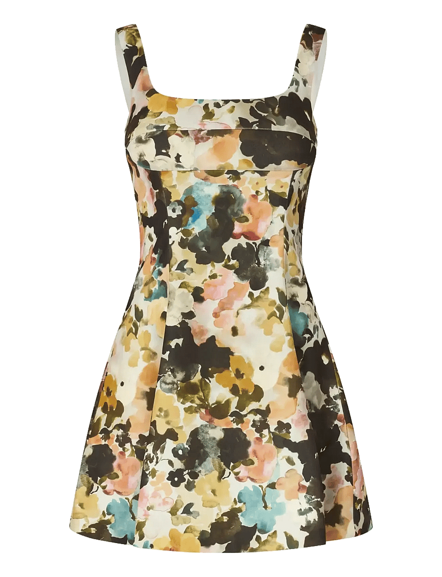STINE GOYA - 2330 Double Sided Crepe, Corset Min - cocktailkleider - the sentimental bloom - 1