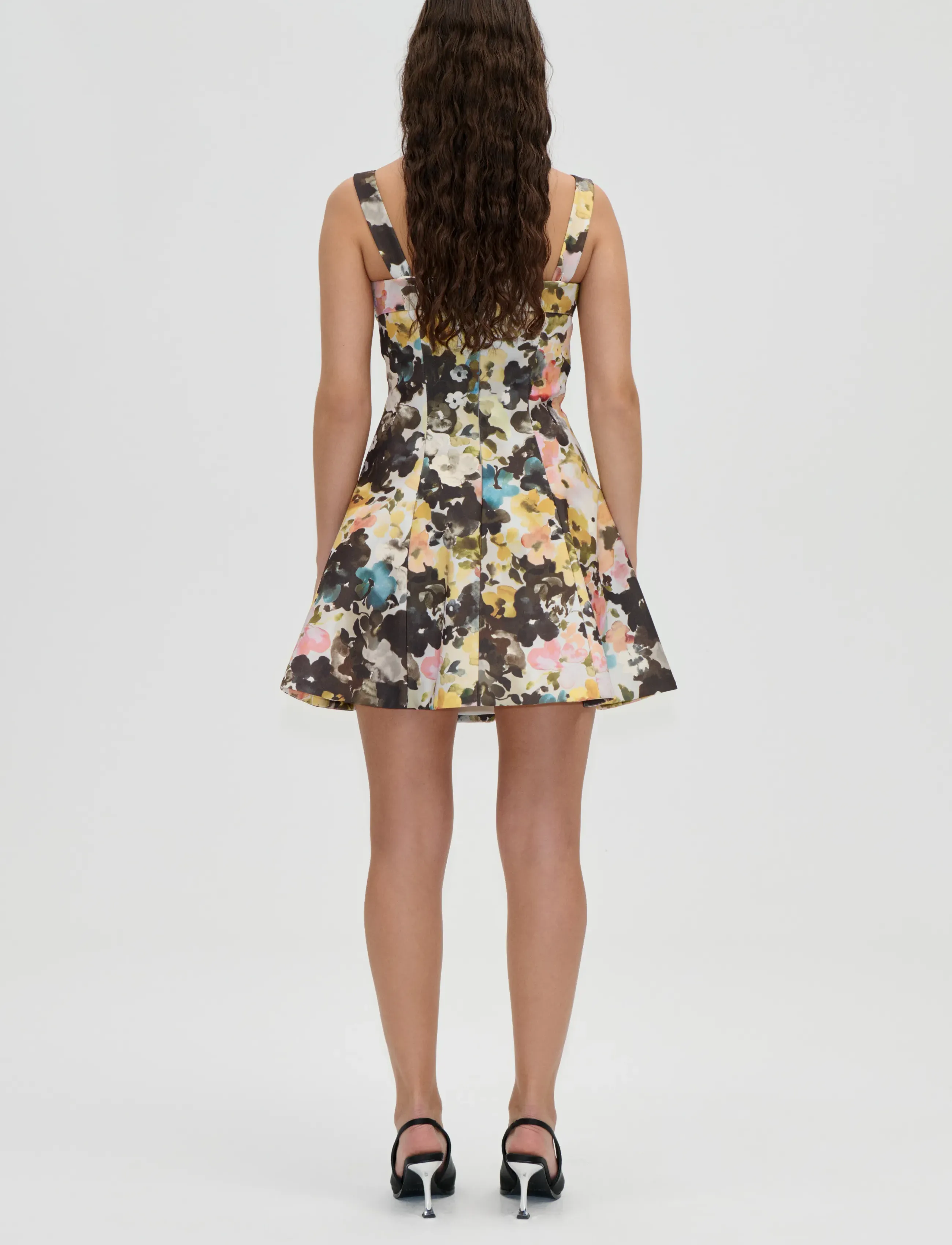 STINE GOYA - 2330 Double Sided Crepe, Corset Min - kokteilikleidid - the sentimental bloom - 3