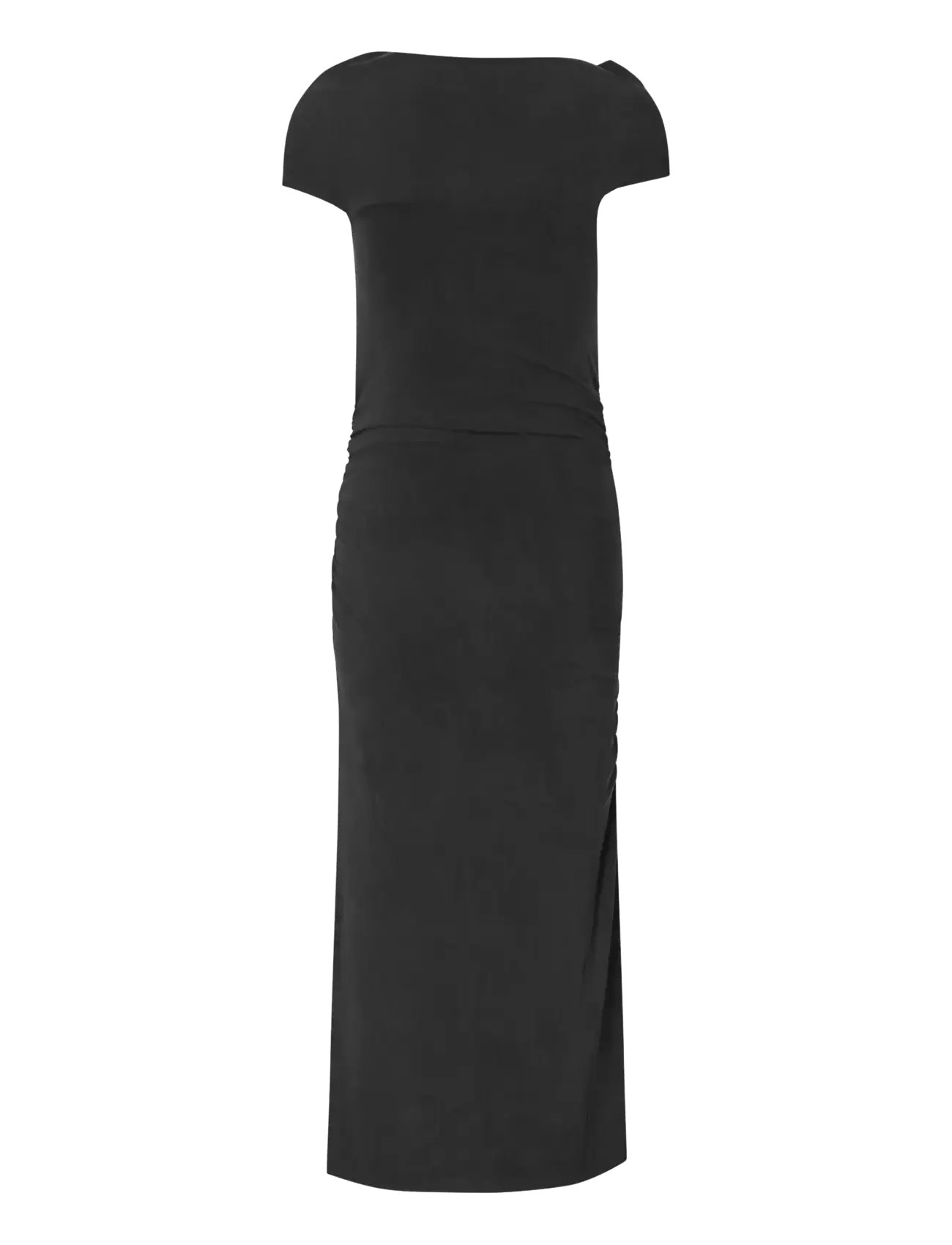 STINE GOYA - 2554 Cupro Jersey, One Shoulder Dra - black - 2