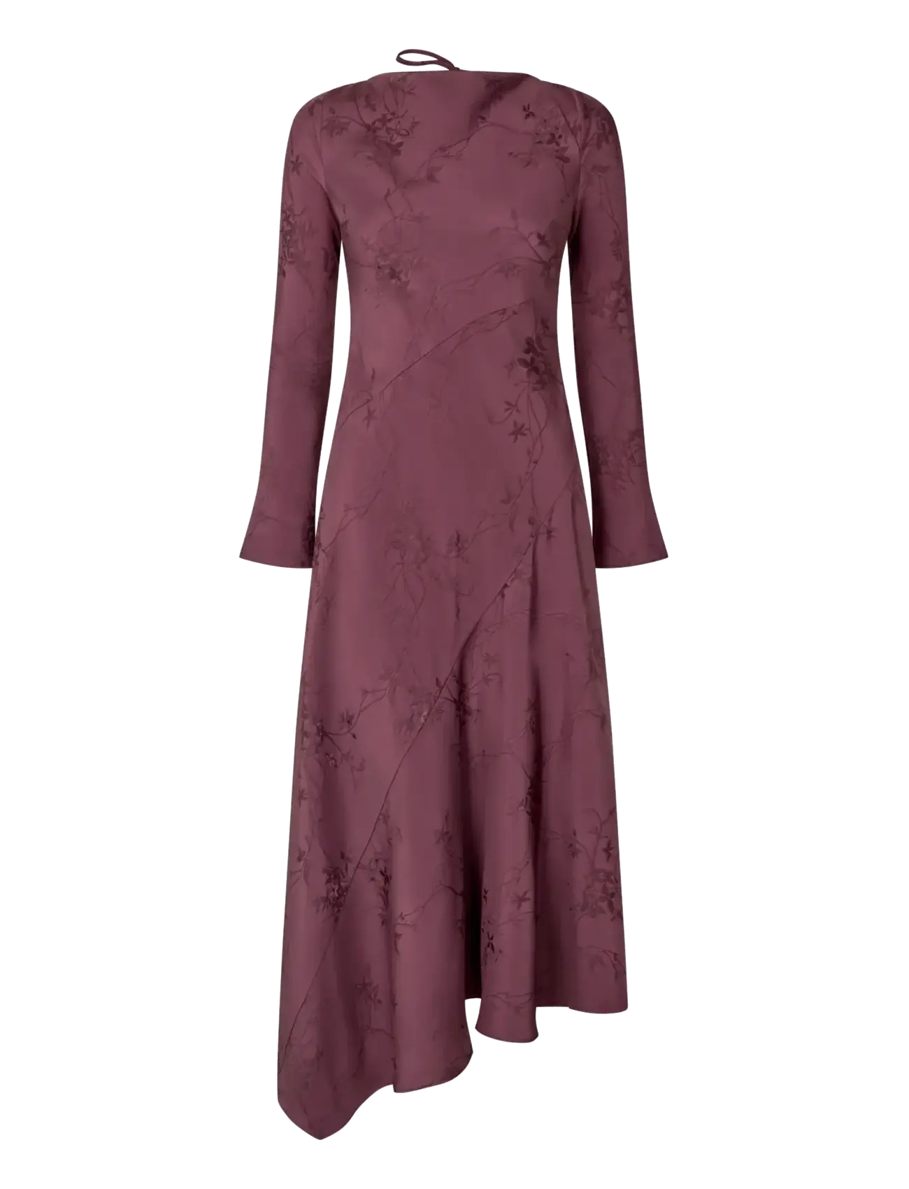 STINE GOYA - 2548 Fluid Jacquard, Long Sleeve Sc - bordeaux - 1