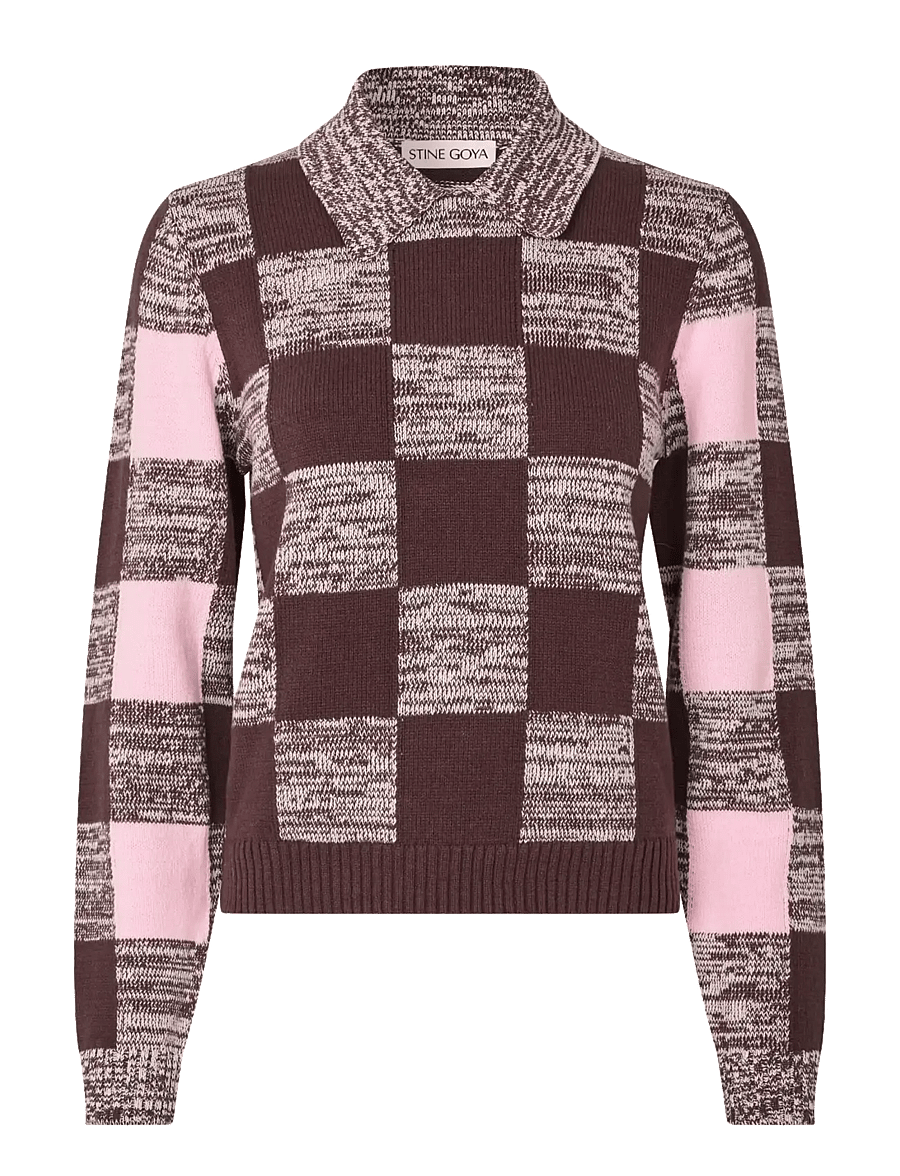 STINE GOYA - 2386 Cotton Mix, Mix Stripe Polo Co - multichecks mix - 1