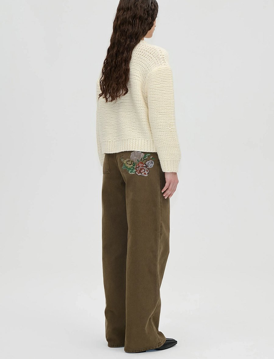 STINE GOYA - 2497 Handknit, Handknit Sweater - stickade tröjor - ephemeral bloom - 3