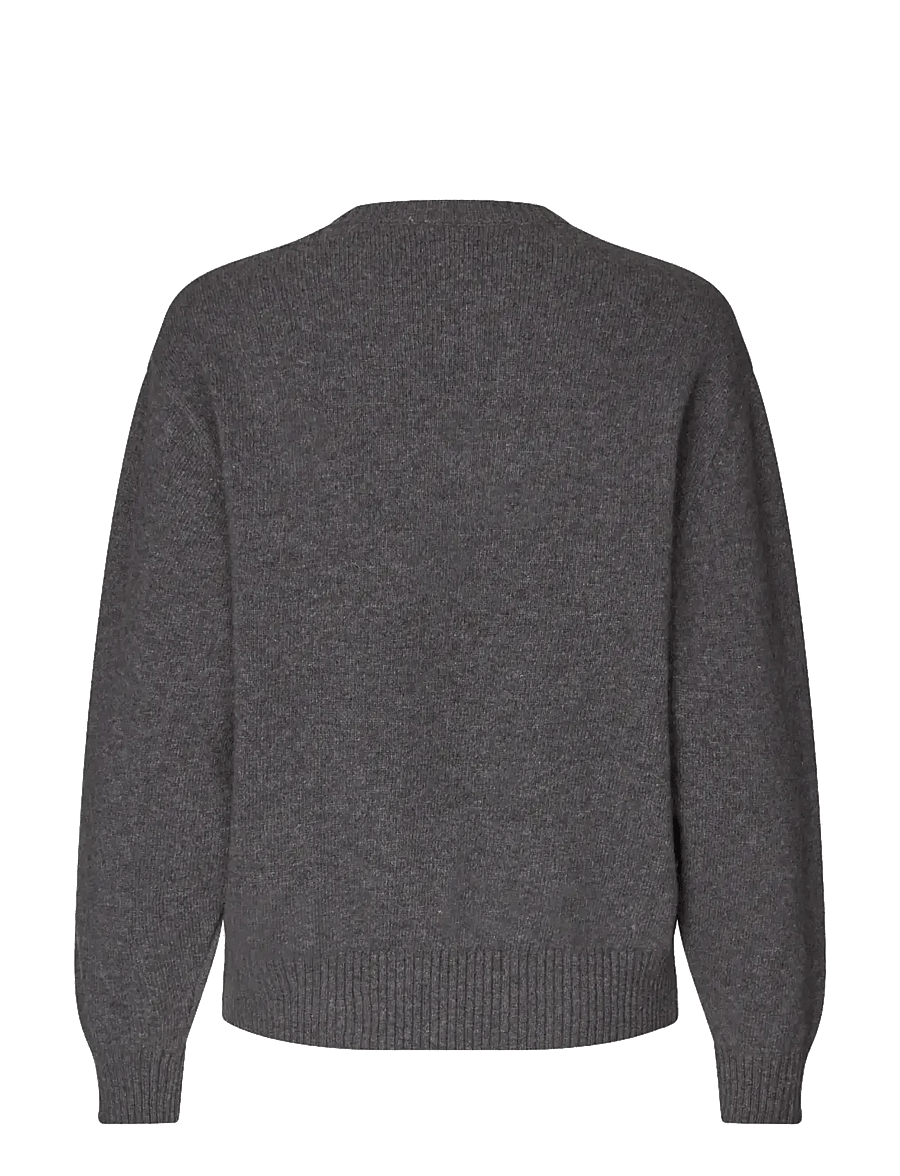 STINE GOYA - 2469 Wool, Storytelling Crewneck Sw - stickade tröjor - the floral frame - 2