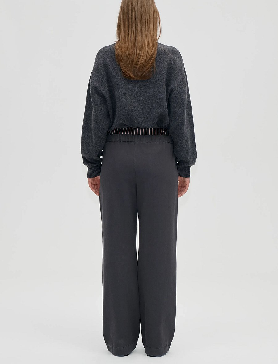 STINE GOYA - 2469 Wool, Storytelling Crewneck Sw - stickade tröjor - the floral frame - 3