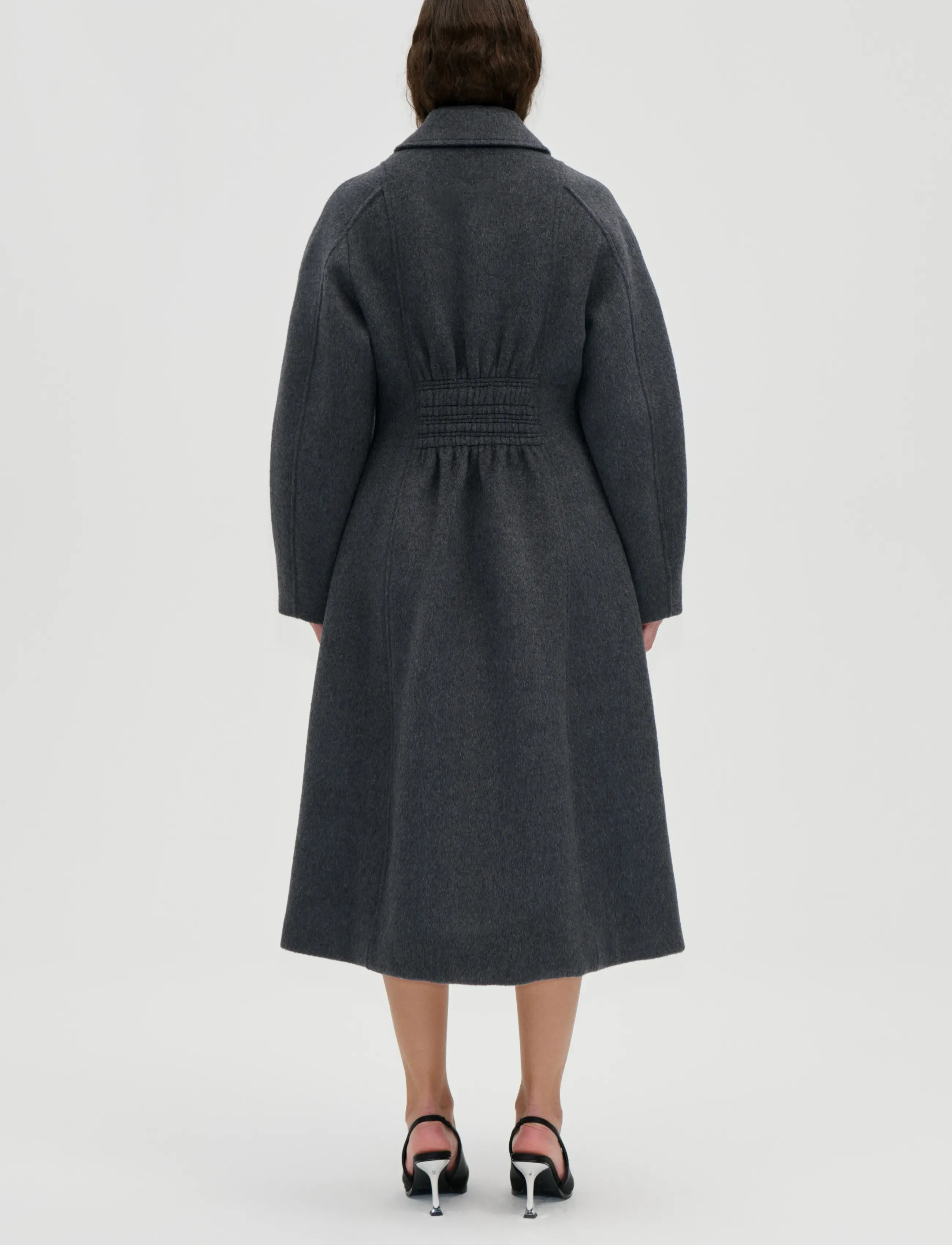 STINE GOYA - 2561 Structured Wool, Elastic Waist - graphite - 3