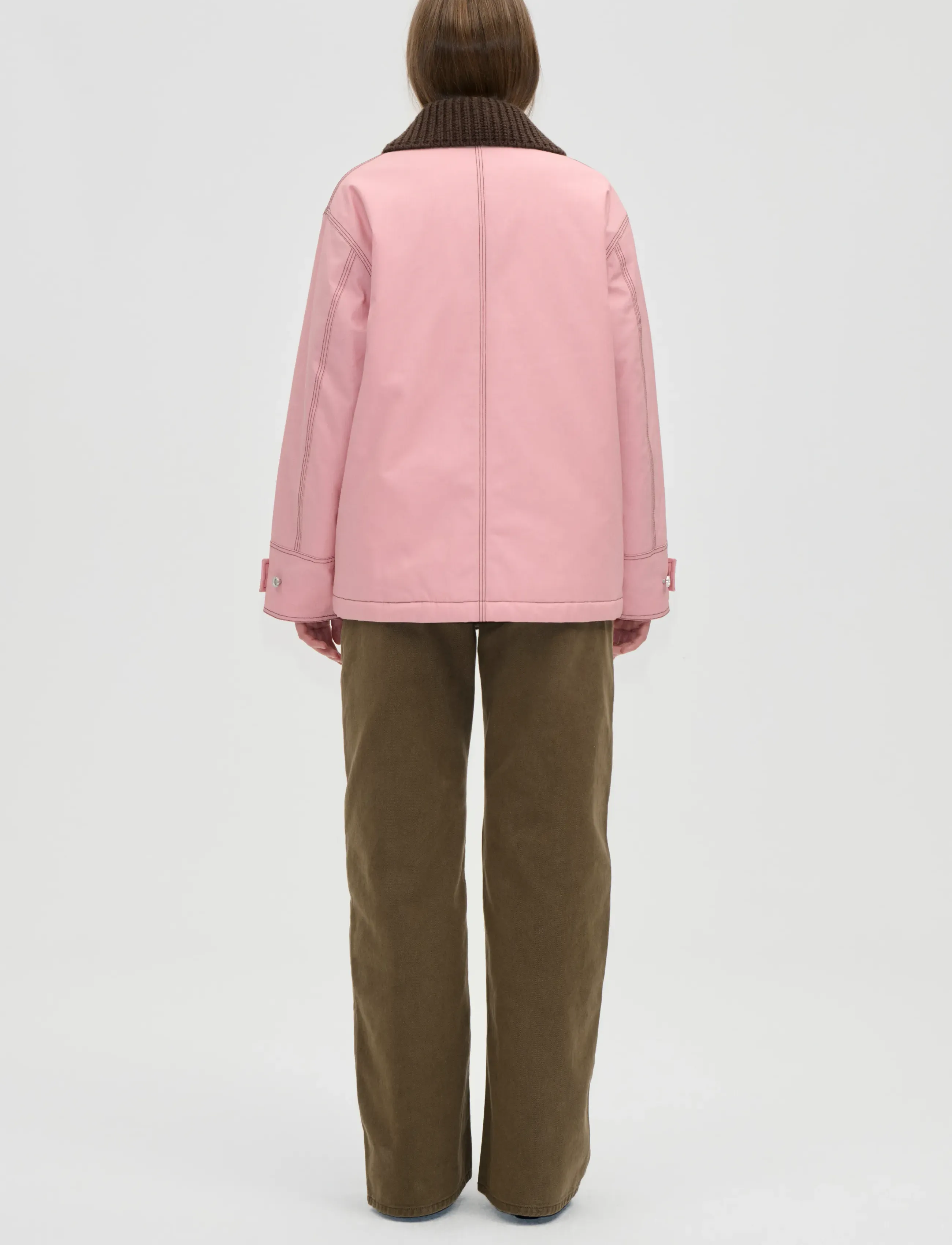 STINE GOYA - 2559 Coated Cotton Canvas, Workwear - haze pink - 3