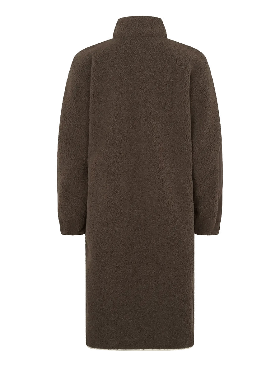 STINE GOYA - 2412 Fleece / Nylon, Long Fleece Co - dark oak - 1